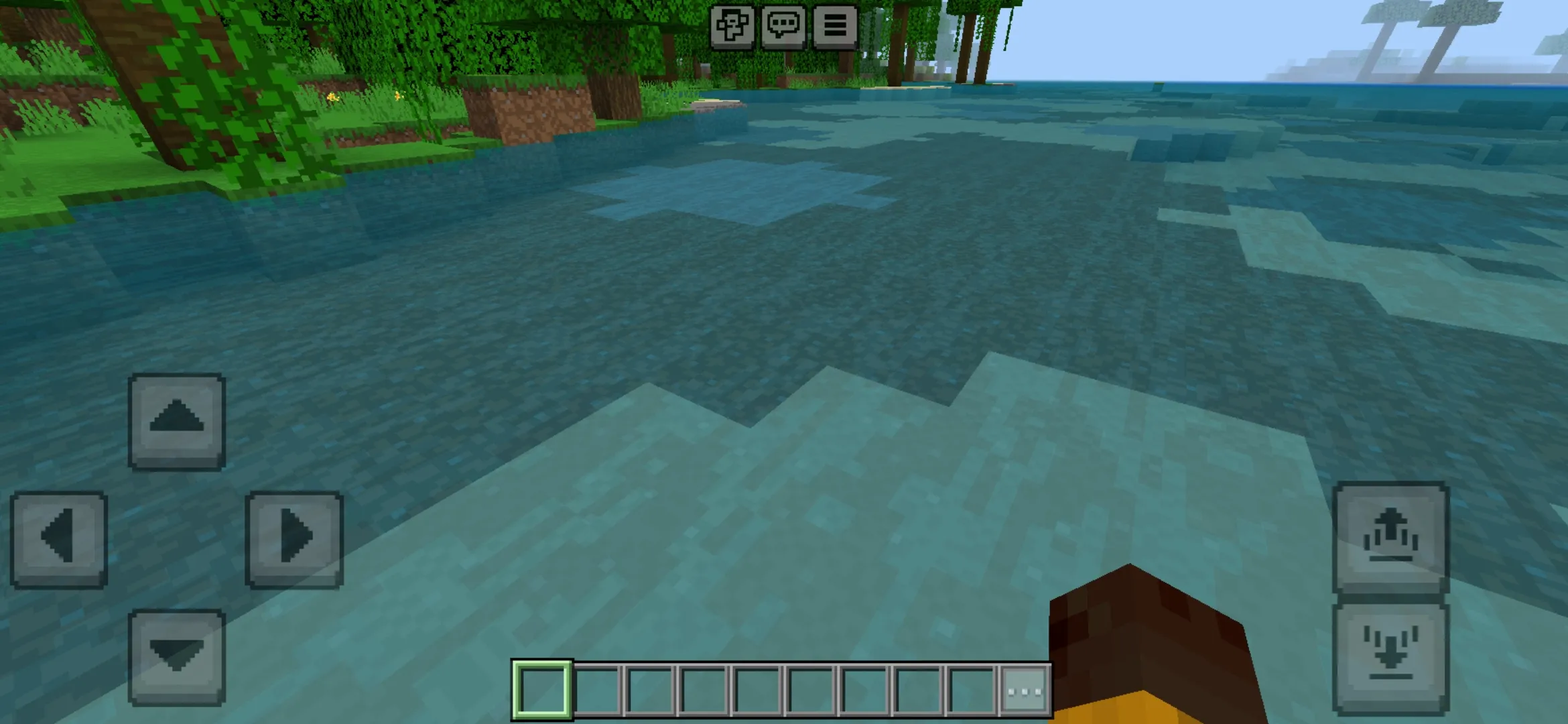 Water from Single Pixel Texture Pack for Minecraft PE