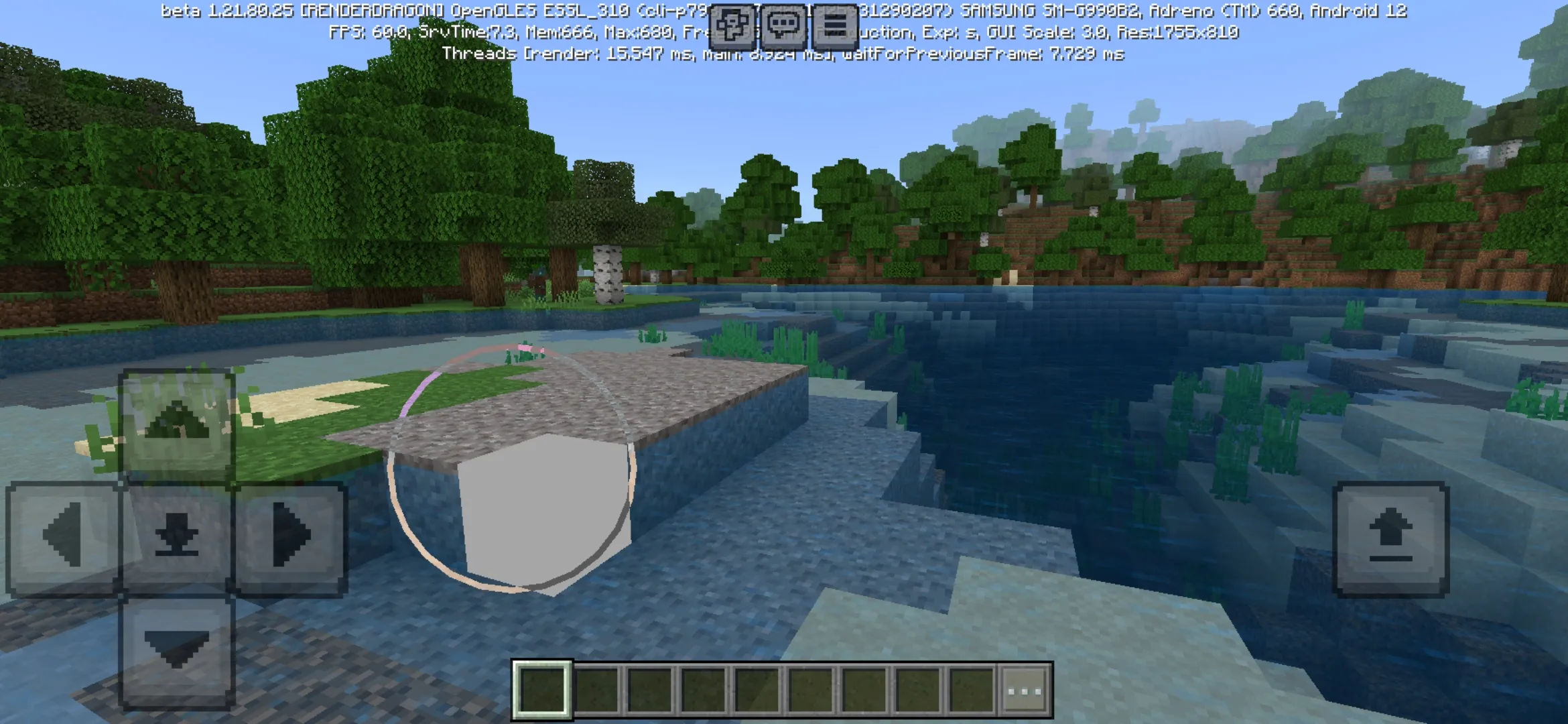 Water from Block Outline Texture Pack for Minecraft PE