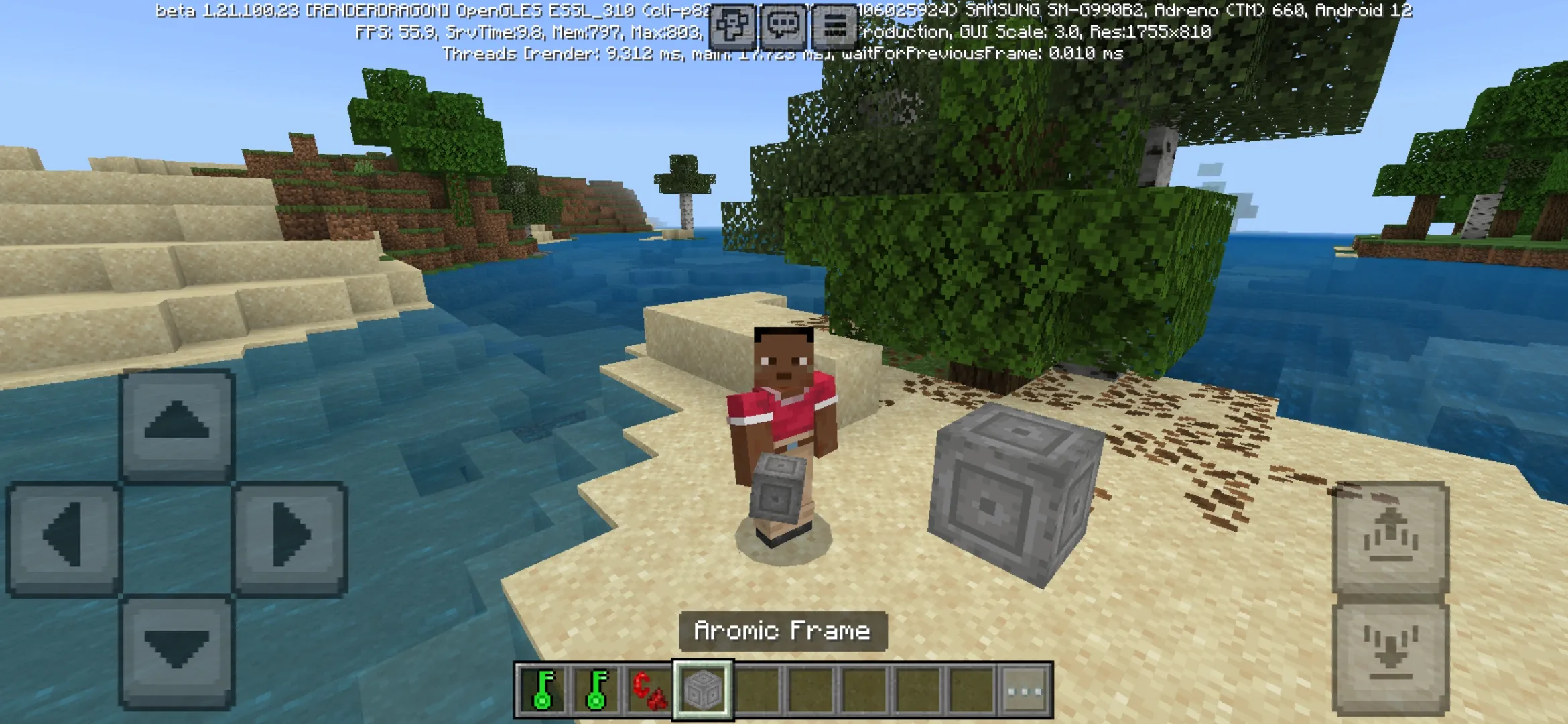 Aromic Dimension Mod for Minecraft PE