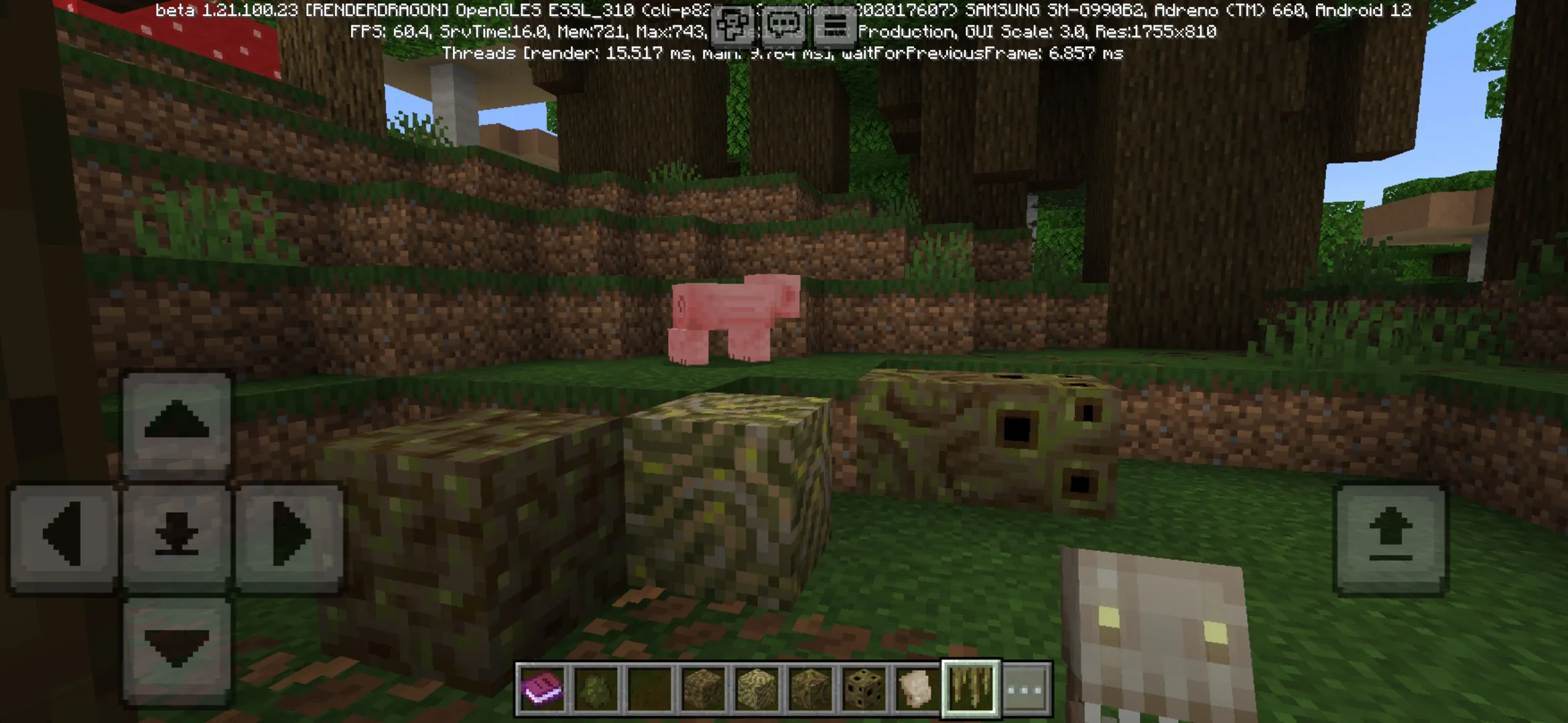 Blocks from Cave Dweller Mod for Minecraft PE