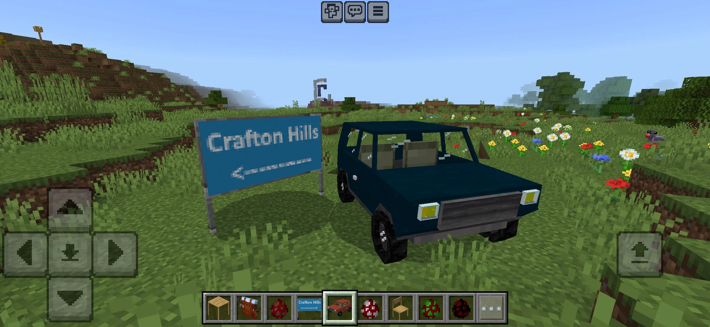 Car from Experiment 8 Mod for Minecraft PE