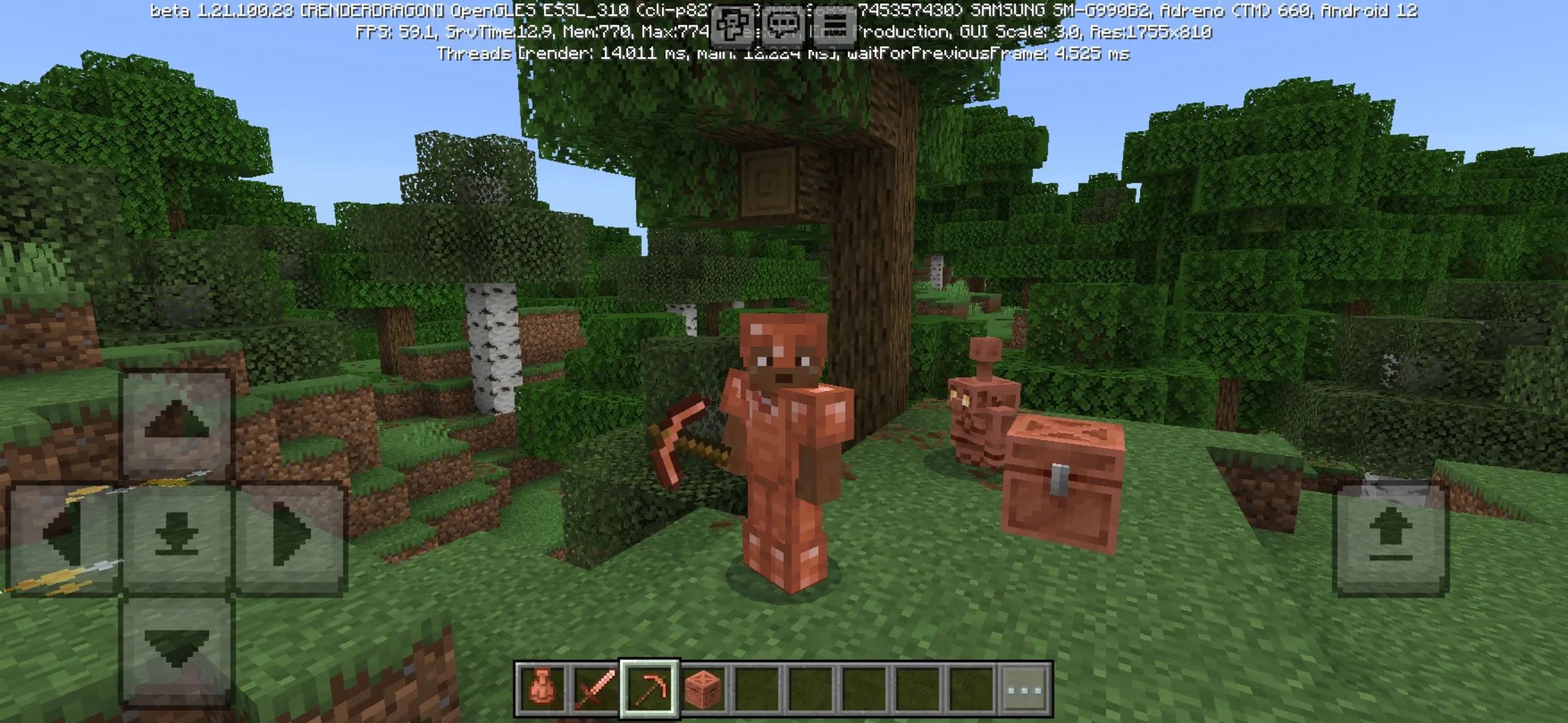 Copper from Minecraft PE 1.21