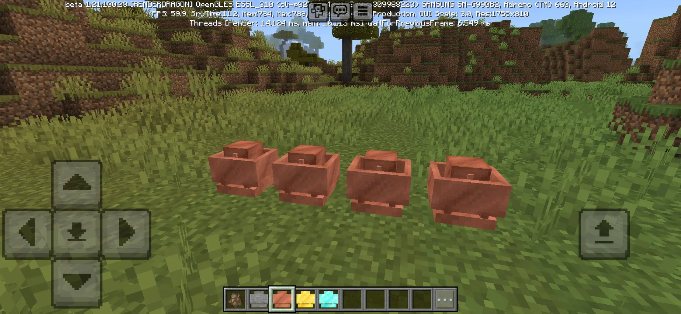 Copper from Mineshaft Mod for Minecraft PE