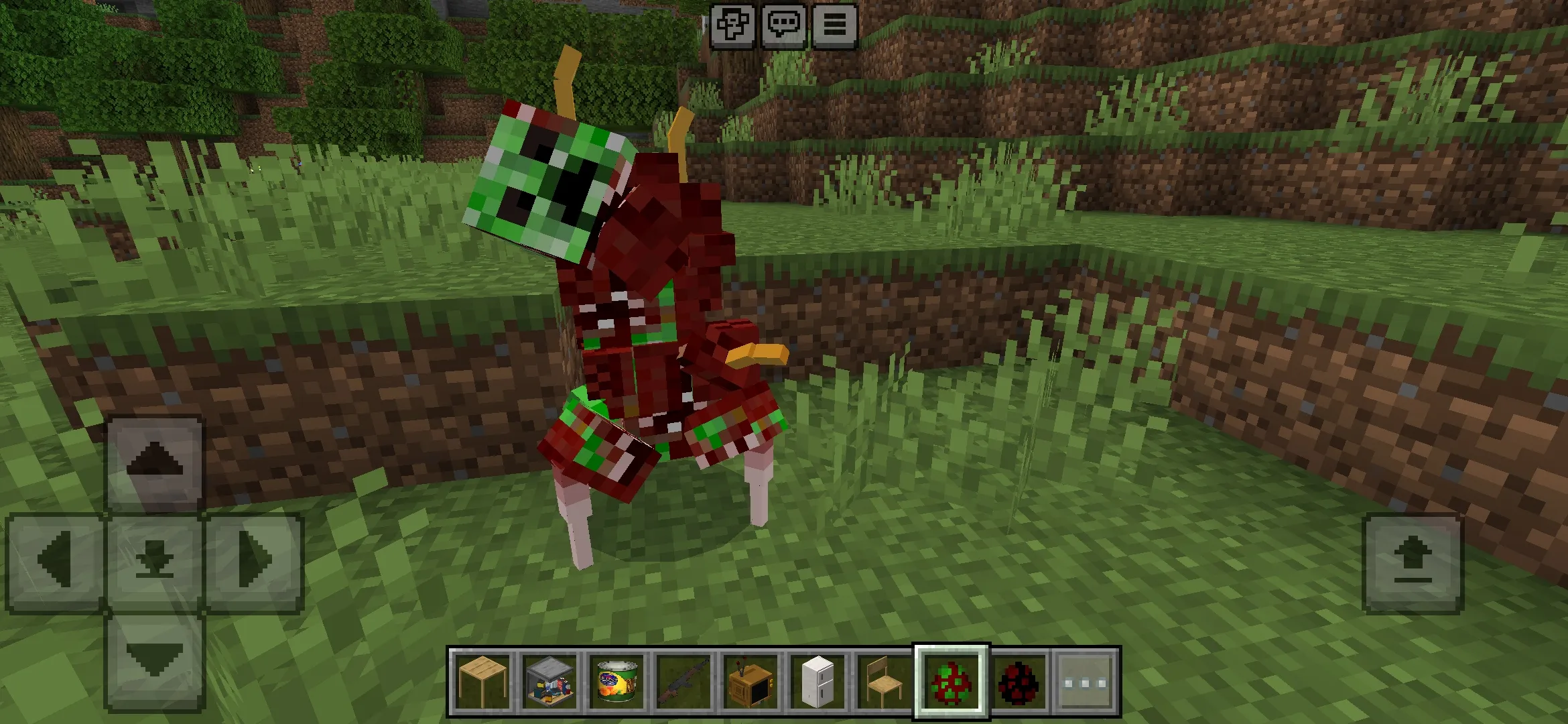 Creeper from Experiment 8 Mod for Minecraft PE
