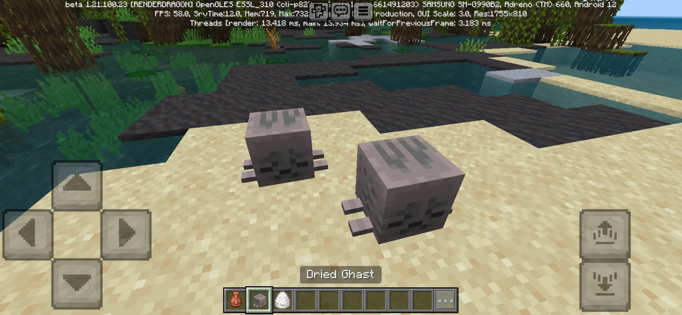 Dried Ghast from Minecraft 1.21