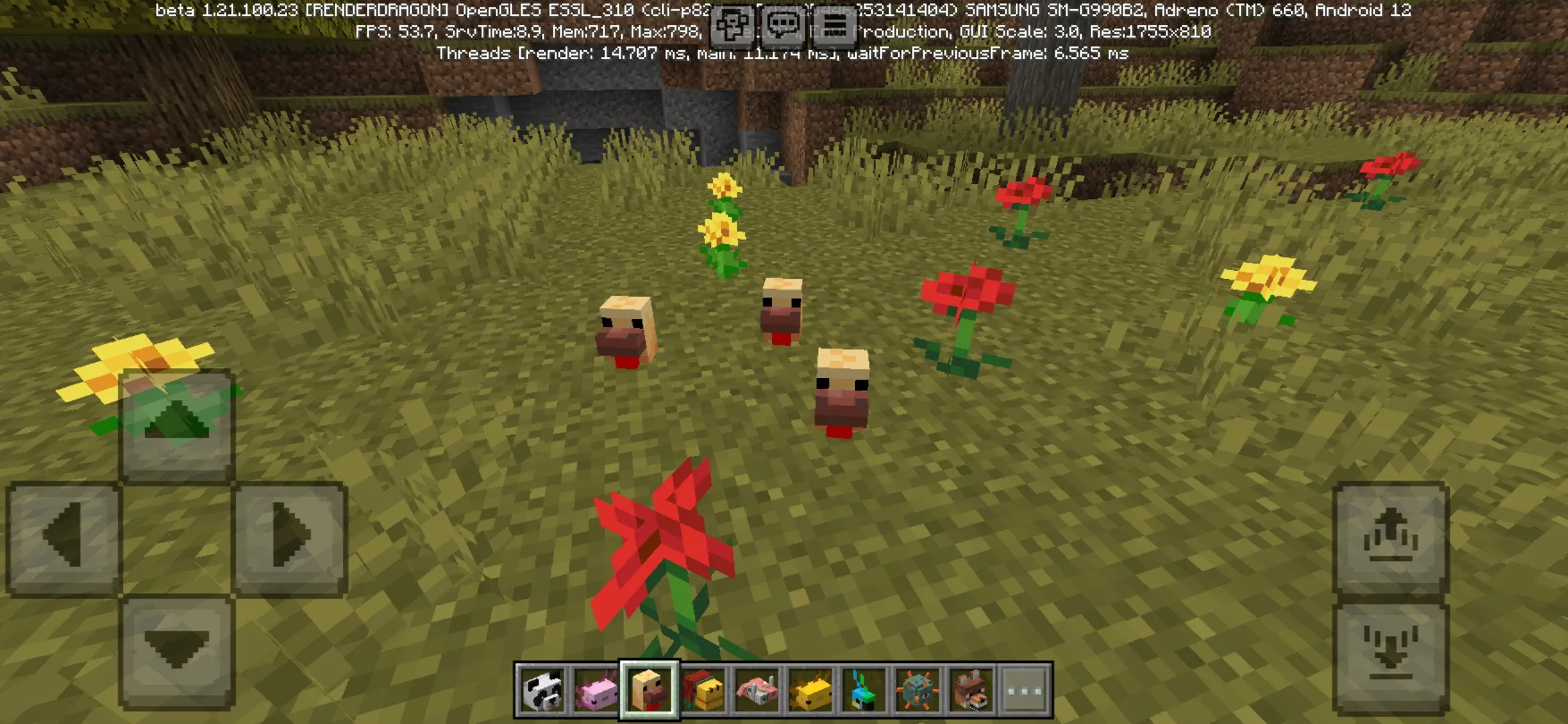 Duck from Vanilla Mob Heads Mod for Minecraft PE