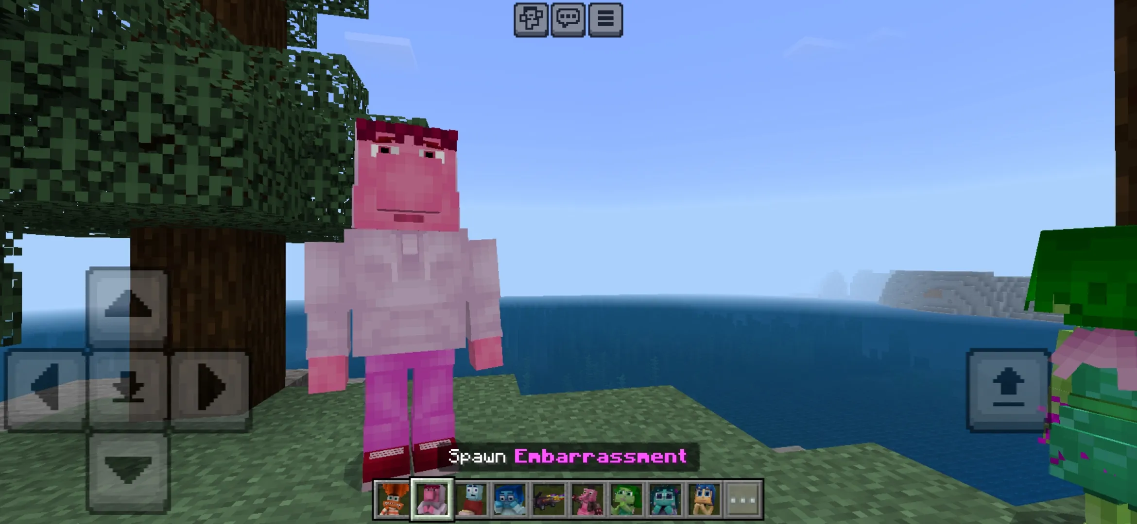 Embarassment from Inside Out 2 Mod for Minecraft PE