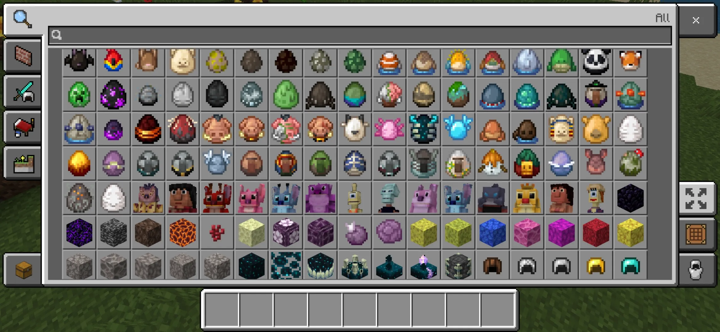 Inventory from Lilo and Stitch Mod for Minecraft PE
