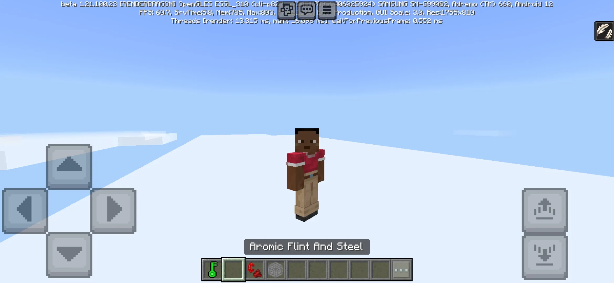 Item from Aromic Dimension Mod for Minecraft PE