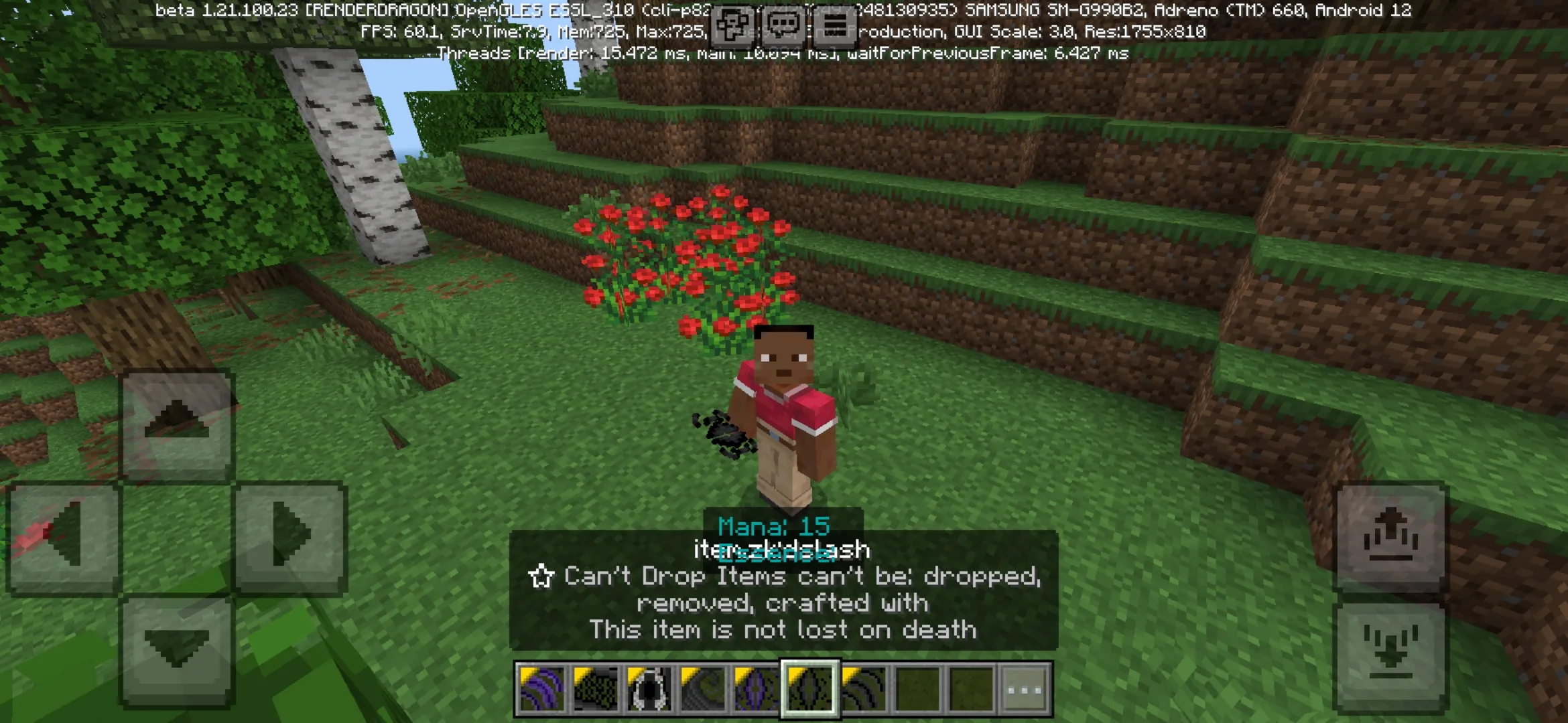 Items from Dark Magic Mod for Minecraft PE