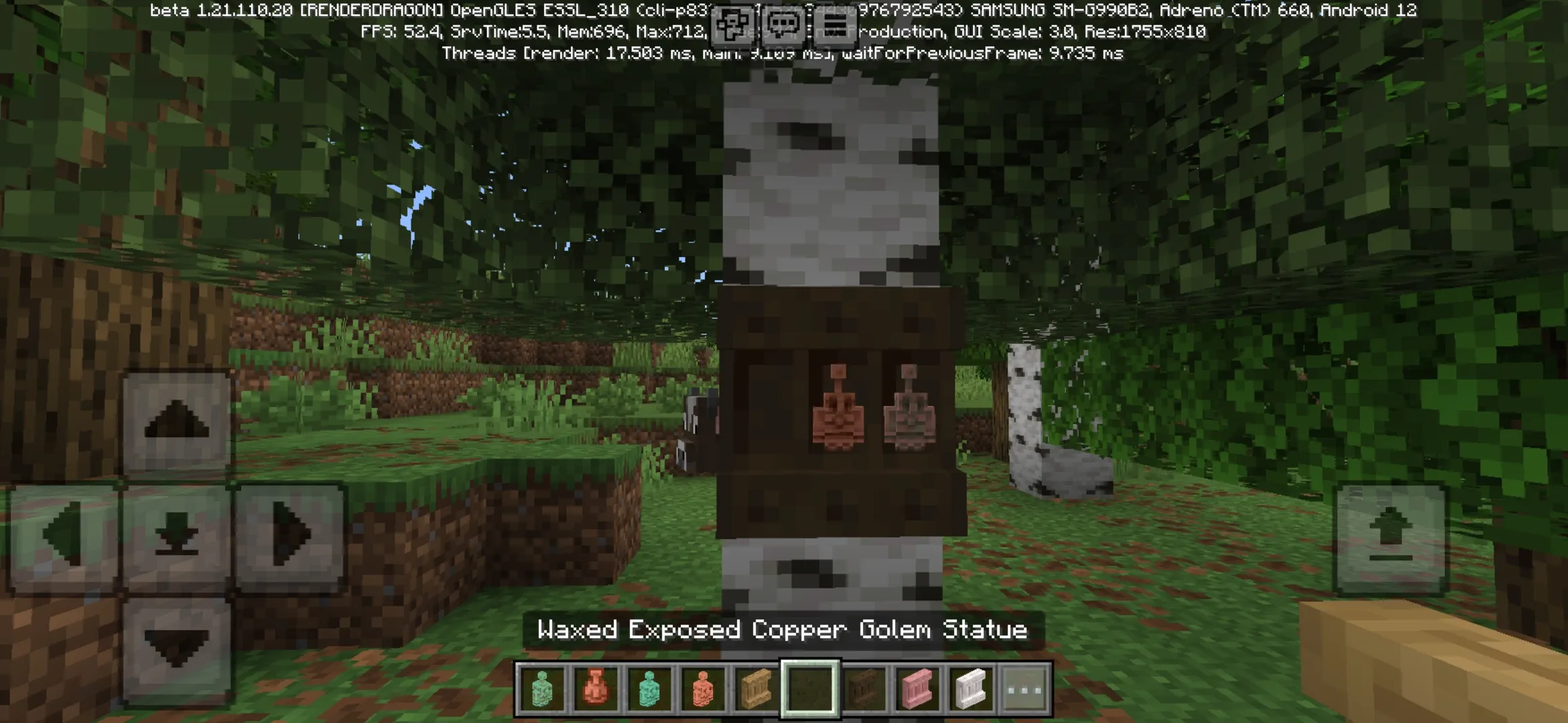 Items from Minecraft PE 1.21