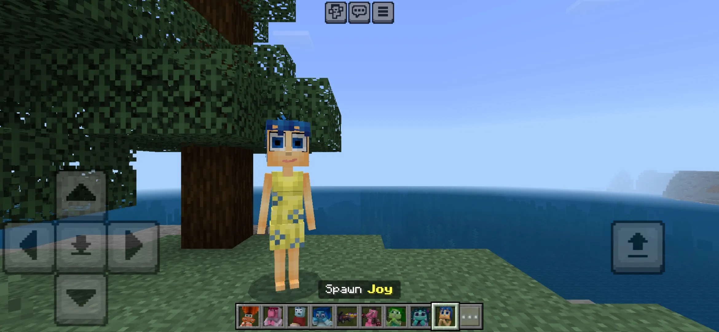 Joy from Inside Out 2 Mod for Minecraft PE