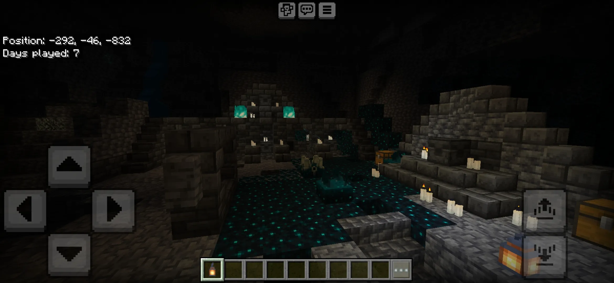 Location from Ancient City Survival Map for Minecraft PE