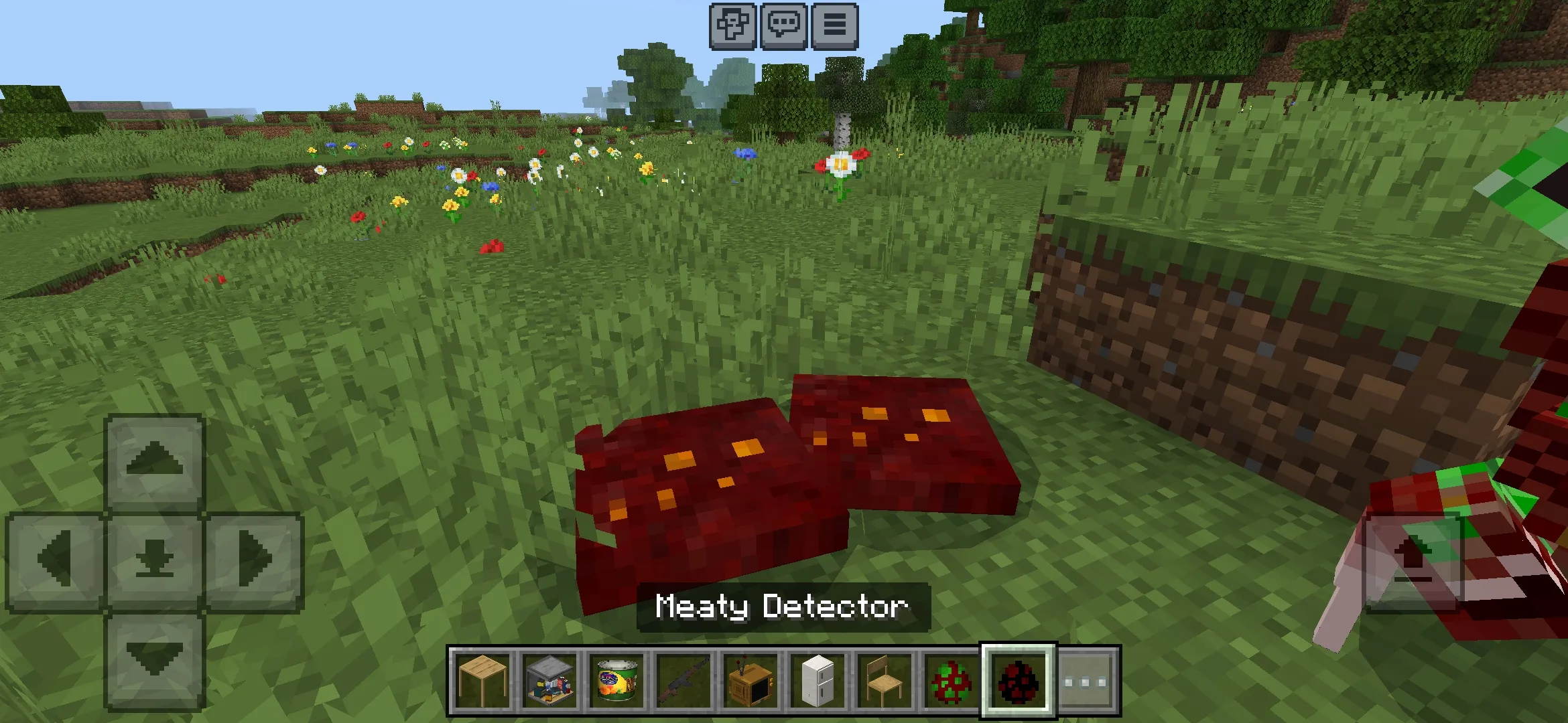 Meaty Detector from Experiment 8 Mod for Minecraft PE