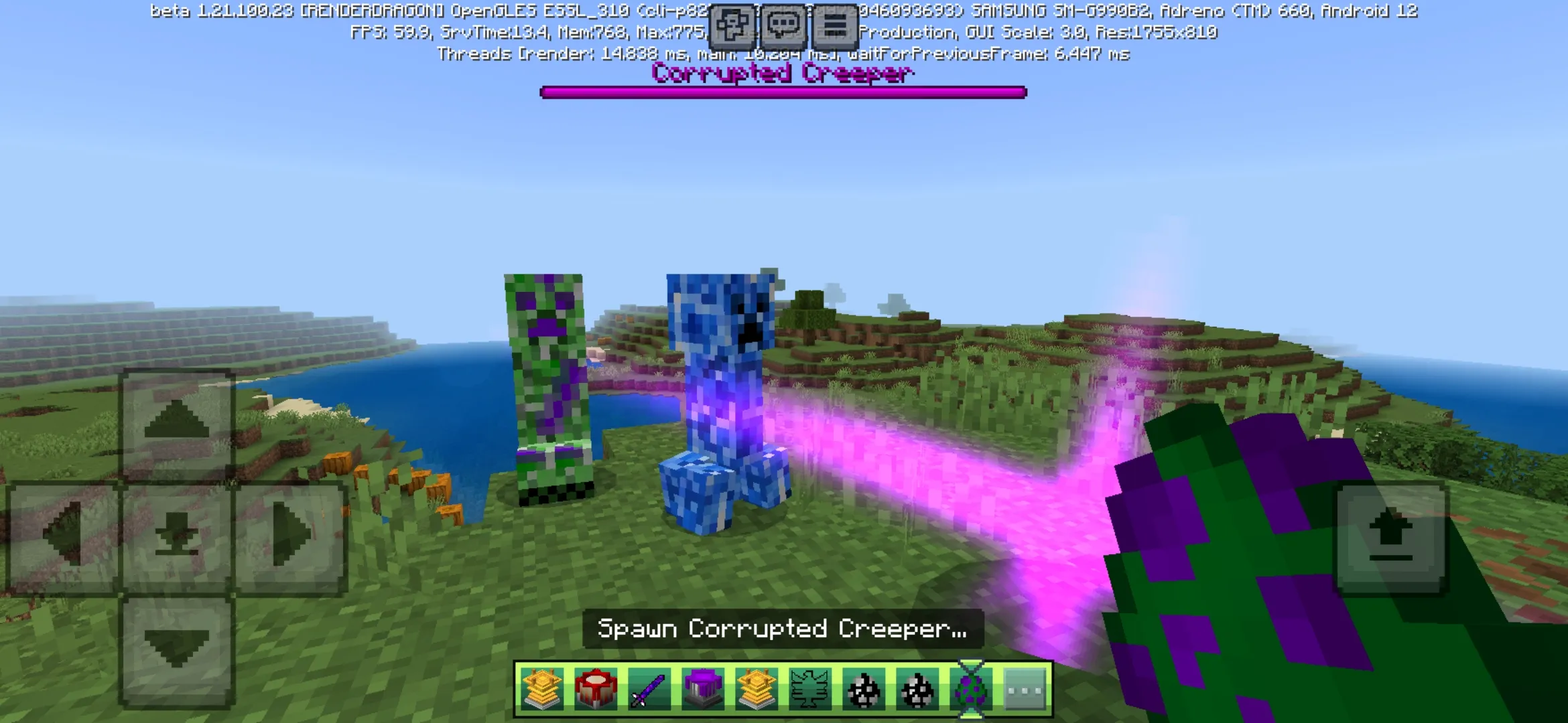 Mobs from The Fates Intertwined Mod for Minecraft PE