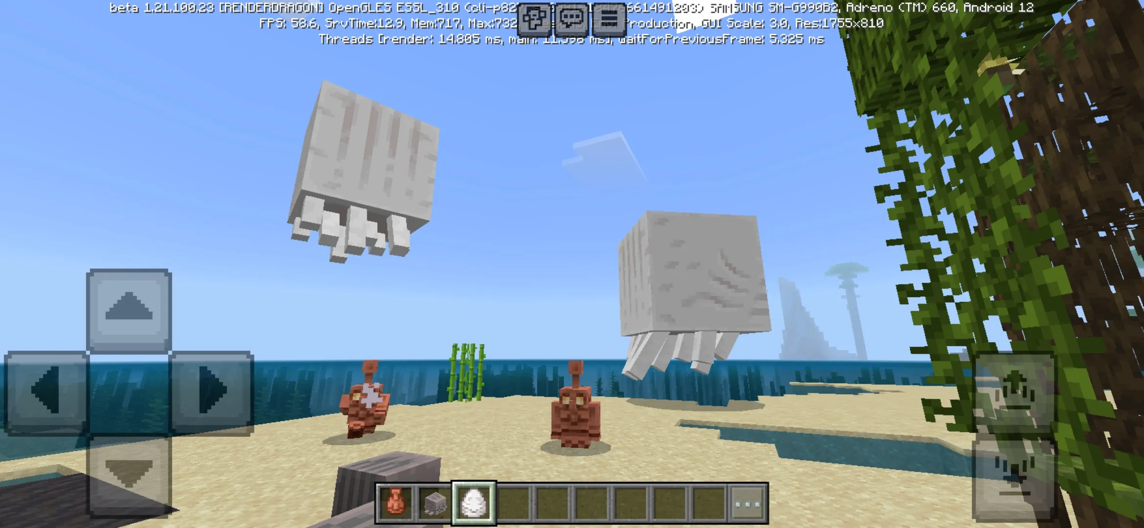 Mobs from Minecraft 1.21