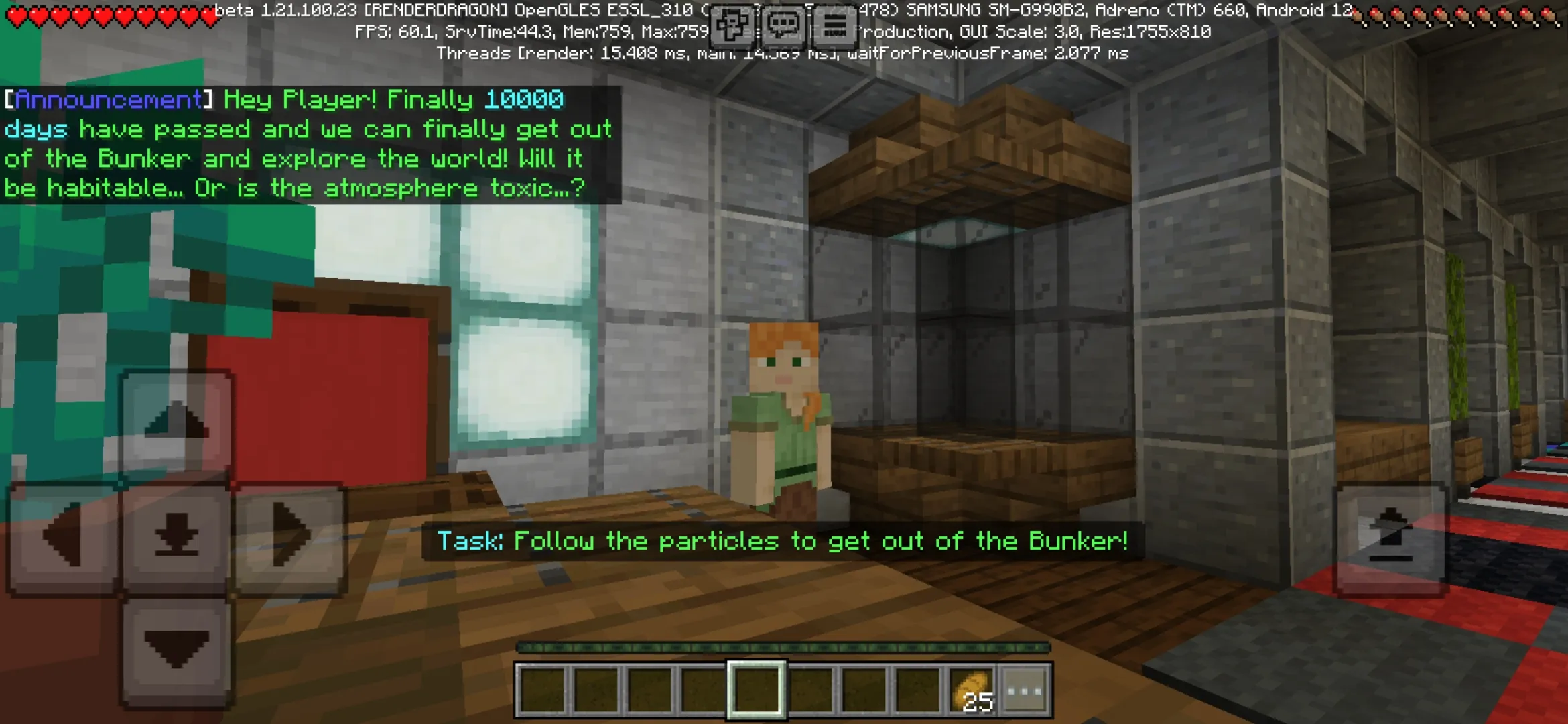 Post Apocalyptic Survival Map for Minecraft PE