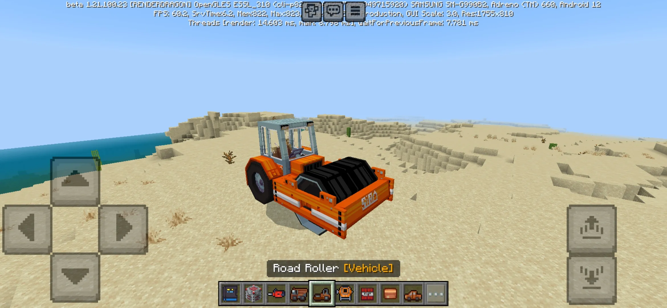 Roller from Construction Mod for Minecraft PE