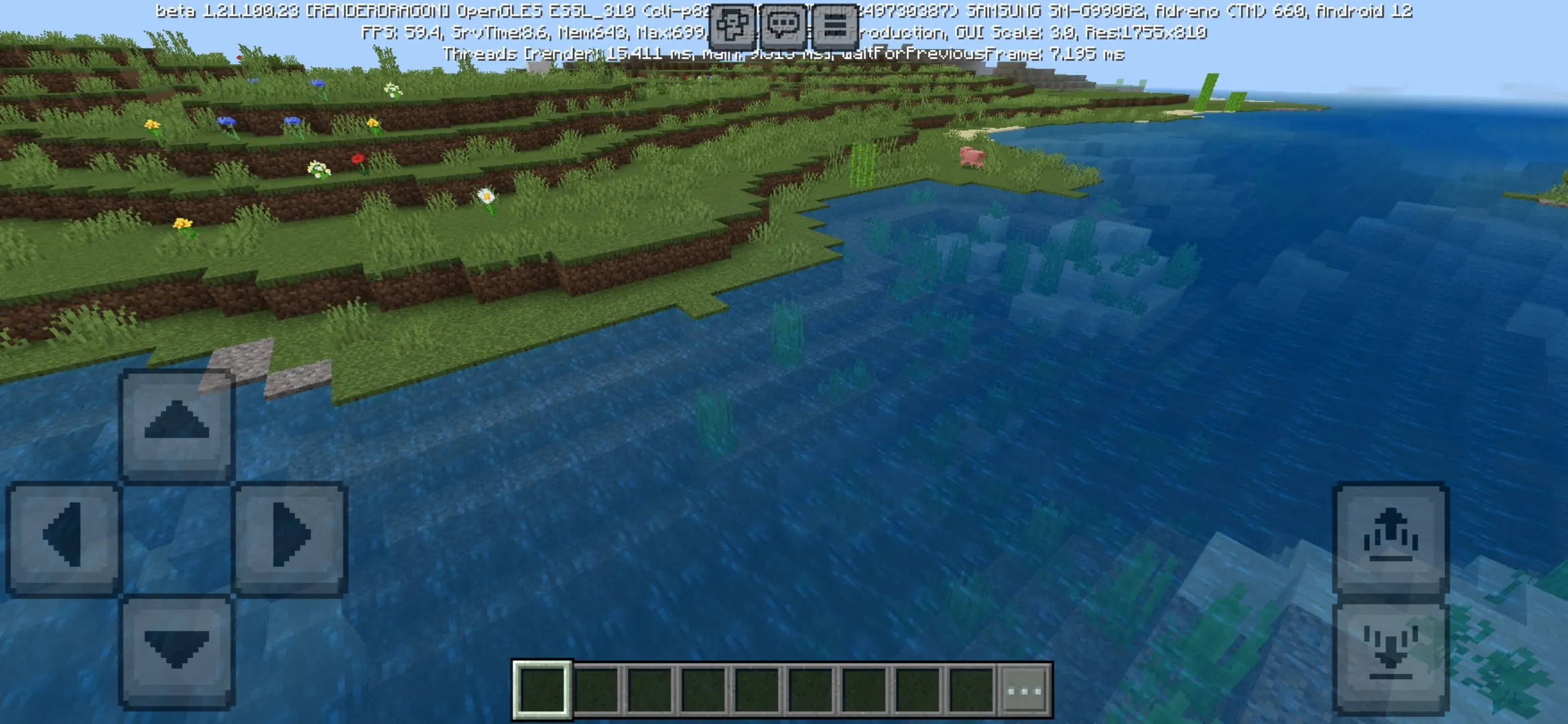 Shadows from Lunac Shader for Minecraft PE
