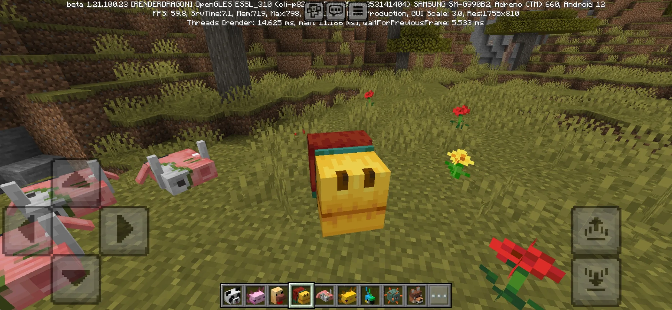 Sniffer from Vanilla Mob Heads Mod for Minecraft PE