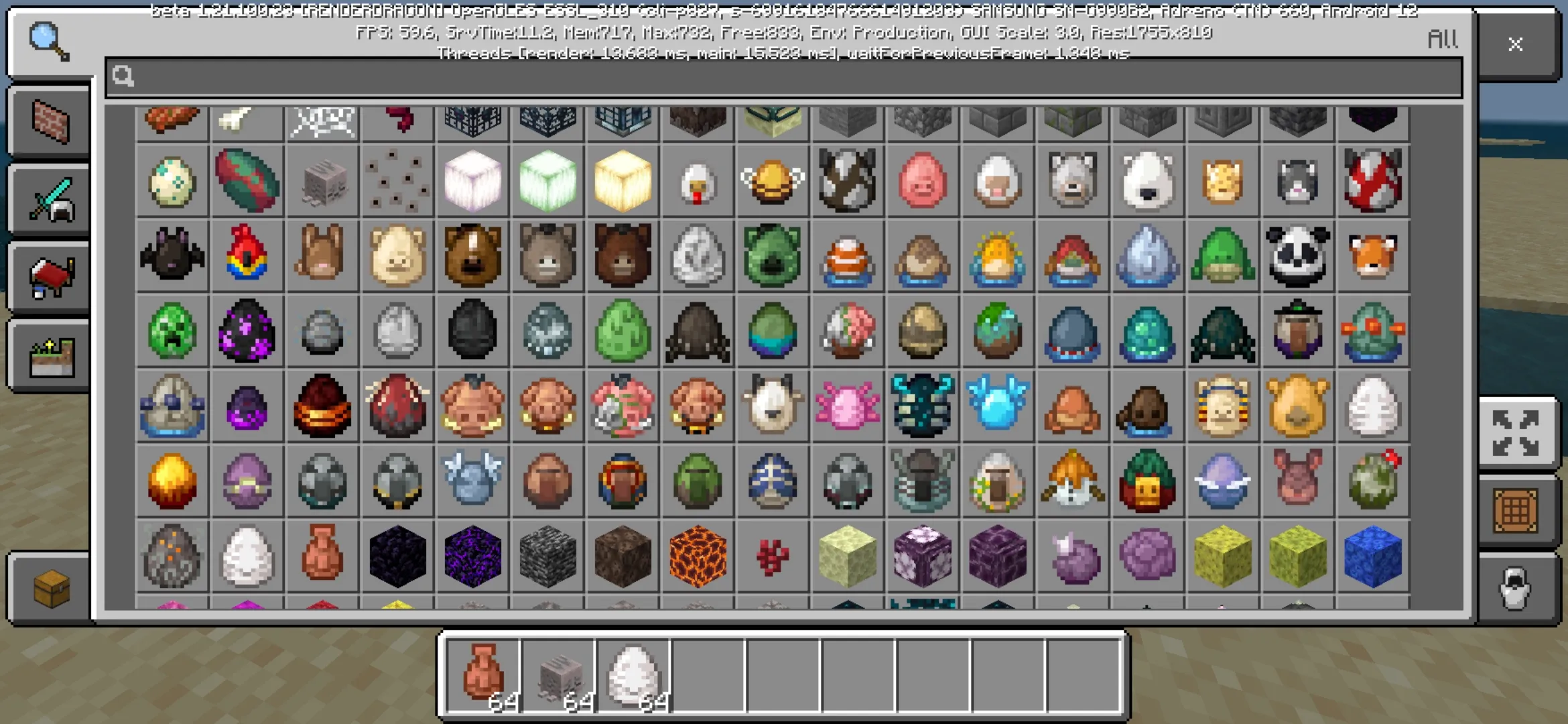 Spawn Eggs from Minecraft 1.21