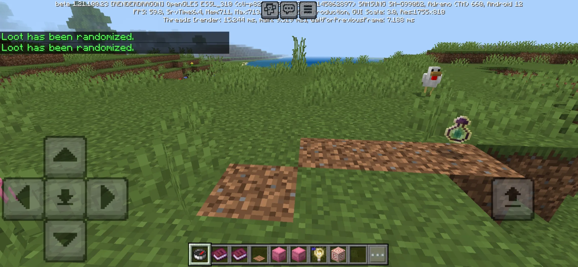 Start from Loot Randomizer Mod for Minecraft PE
