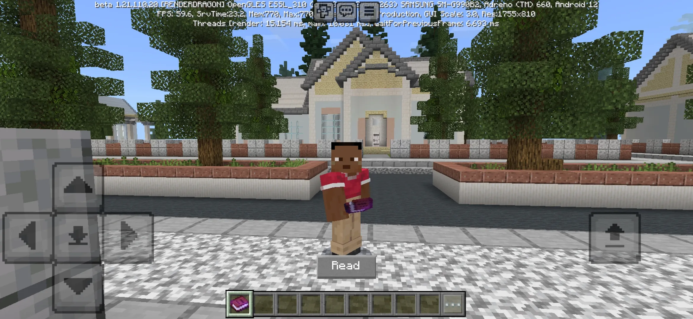 Start from White Furniture Map for Minecraft PE