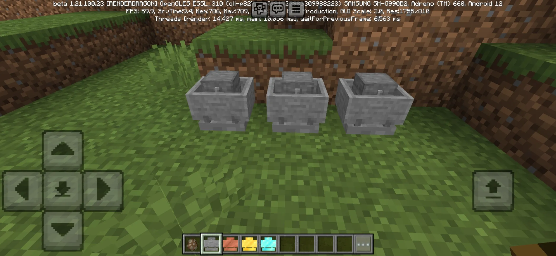 Stone from Mineshaft Mod for Minecraft PE
