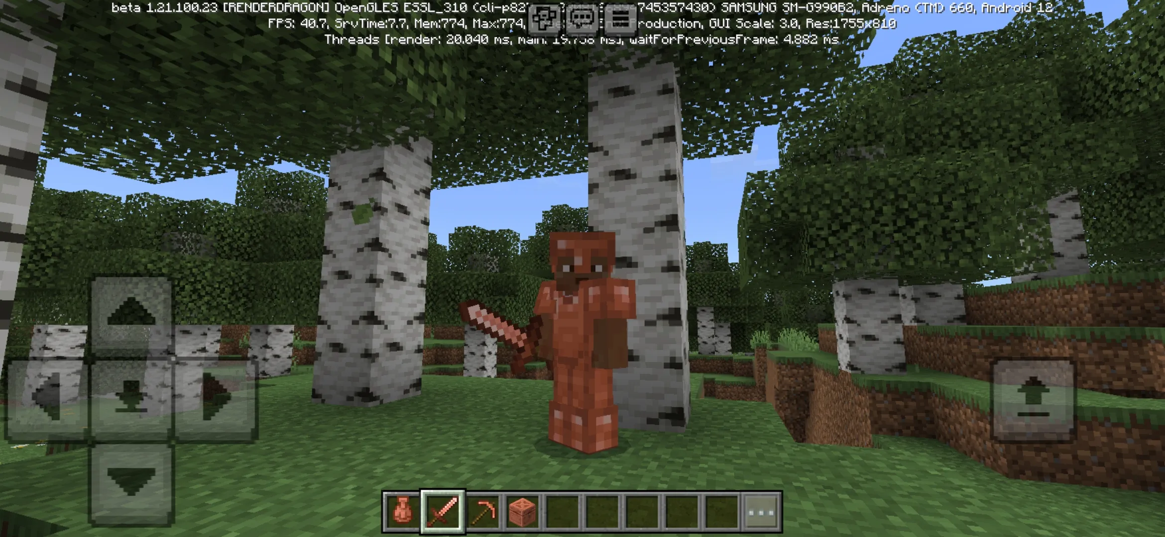 Sword from Minecraft PE 1.21