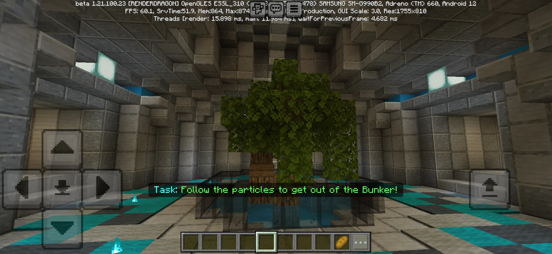 Tree from Post Apocalyptic Survival Map for Minecraft PE