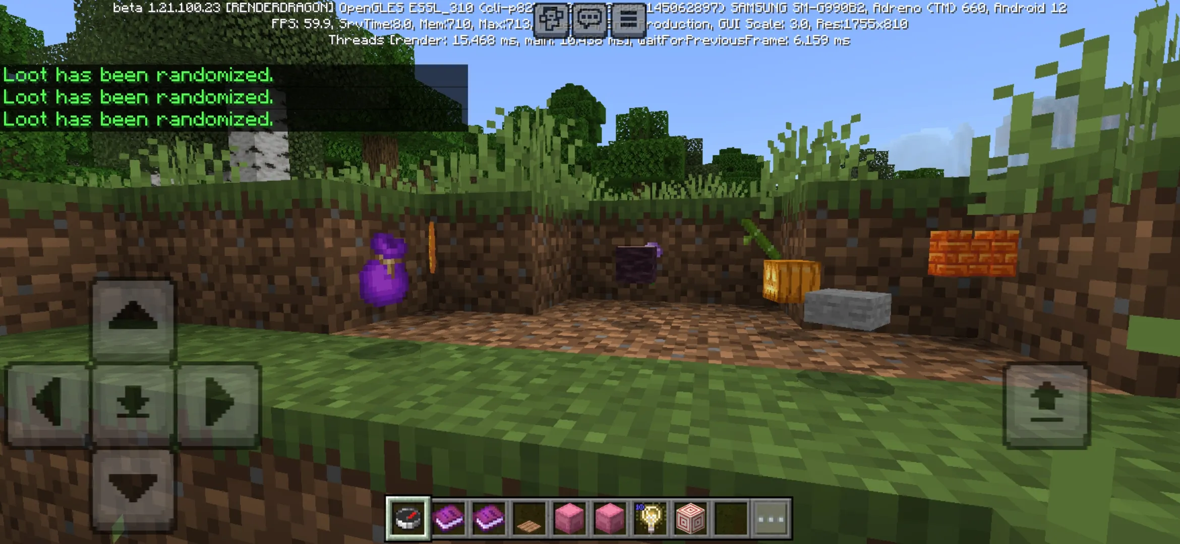 Variants from Loot Randomizer Mod for Minecraft PE