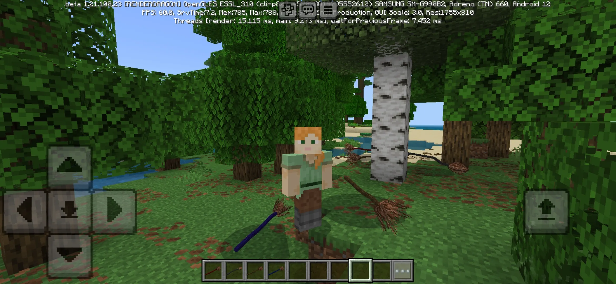Variants from Magic Broomstick Mod for Minecraft PE