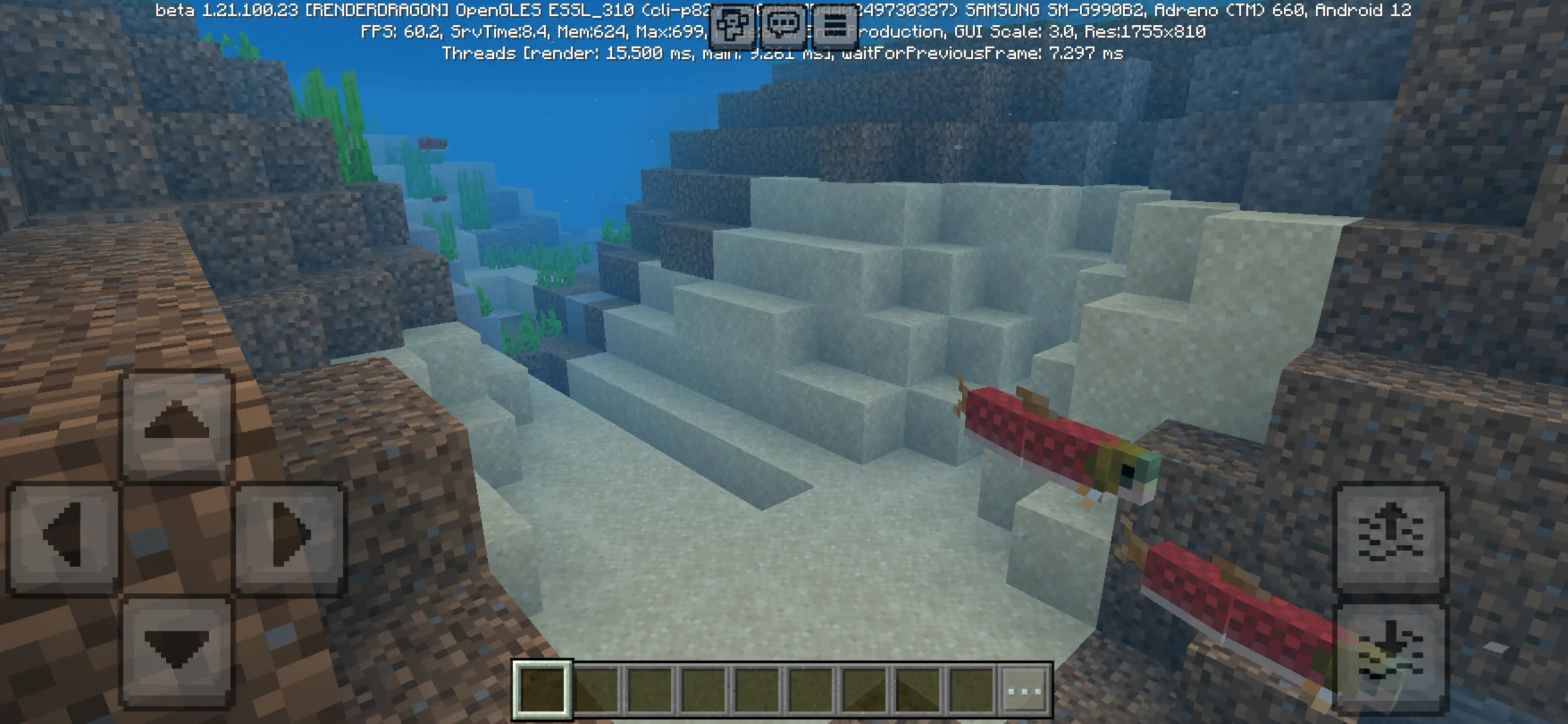 Water from Lunac Shader for Minecraft PE