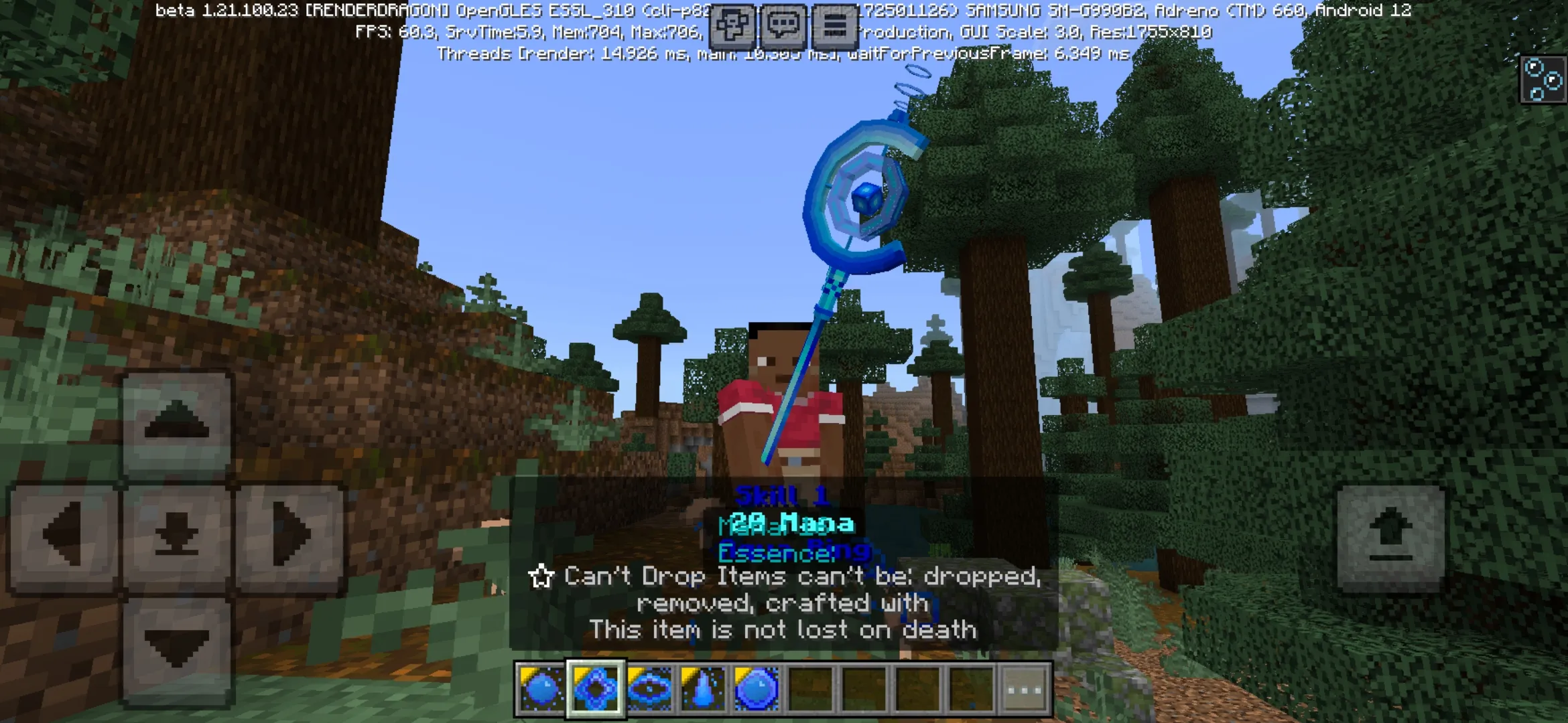 Water Magic Mod for Minecraft PE