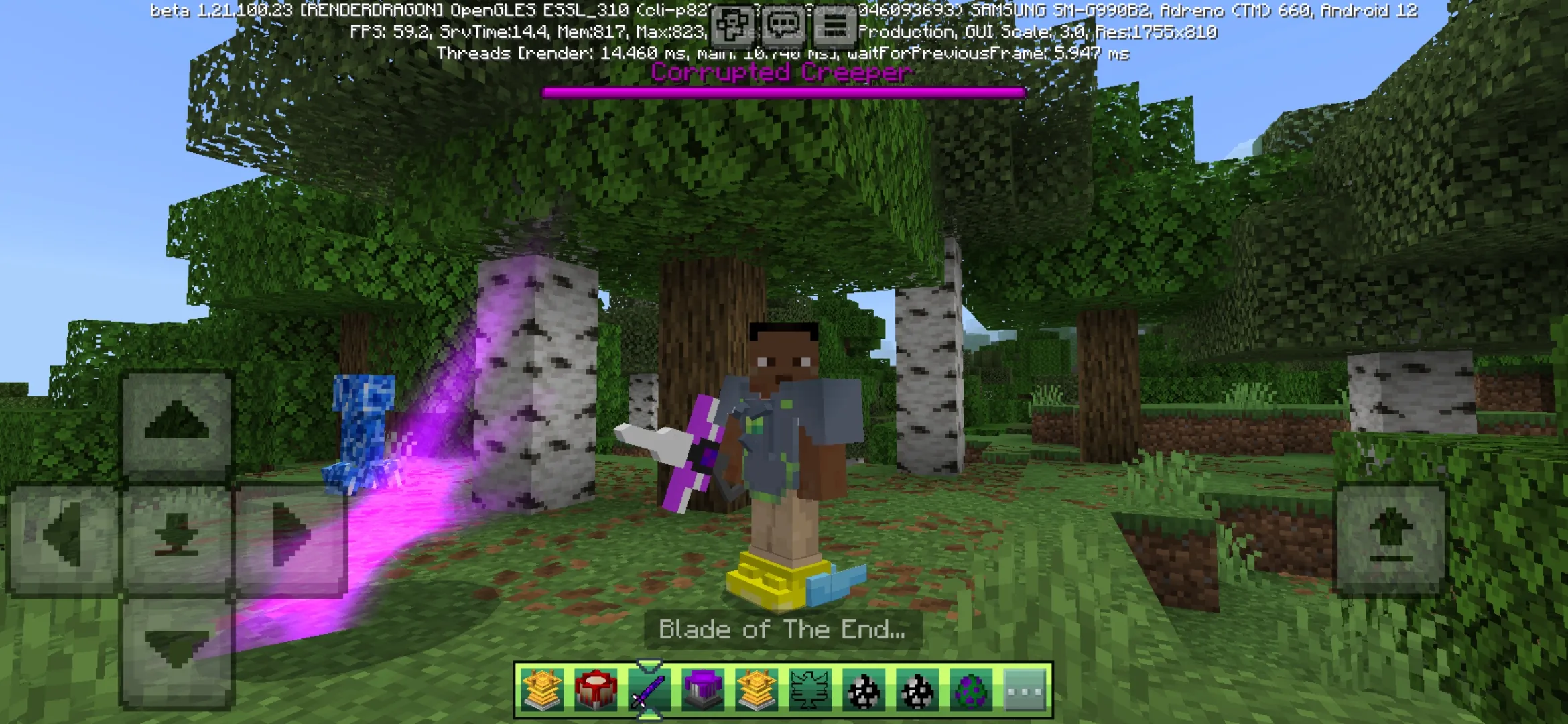 Weapon from The Fates Intertwined Mod for Minecraft PE