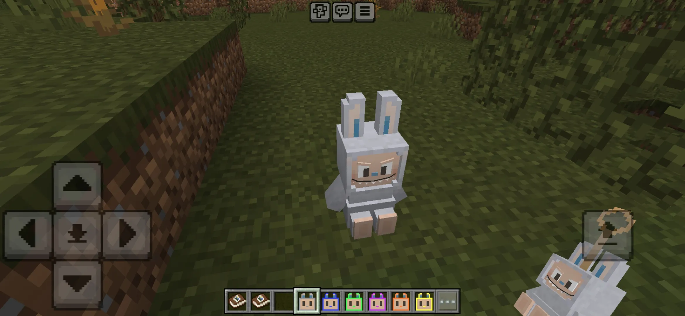 White from Labubus Mod for Minecraft PE