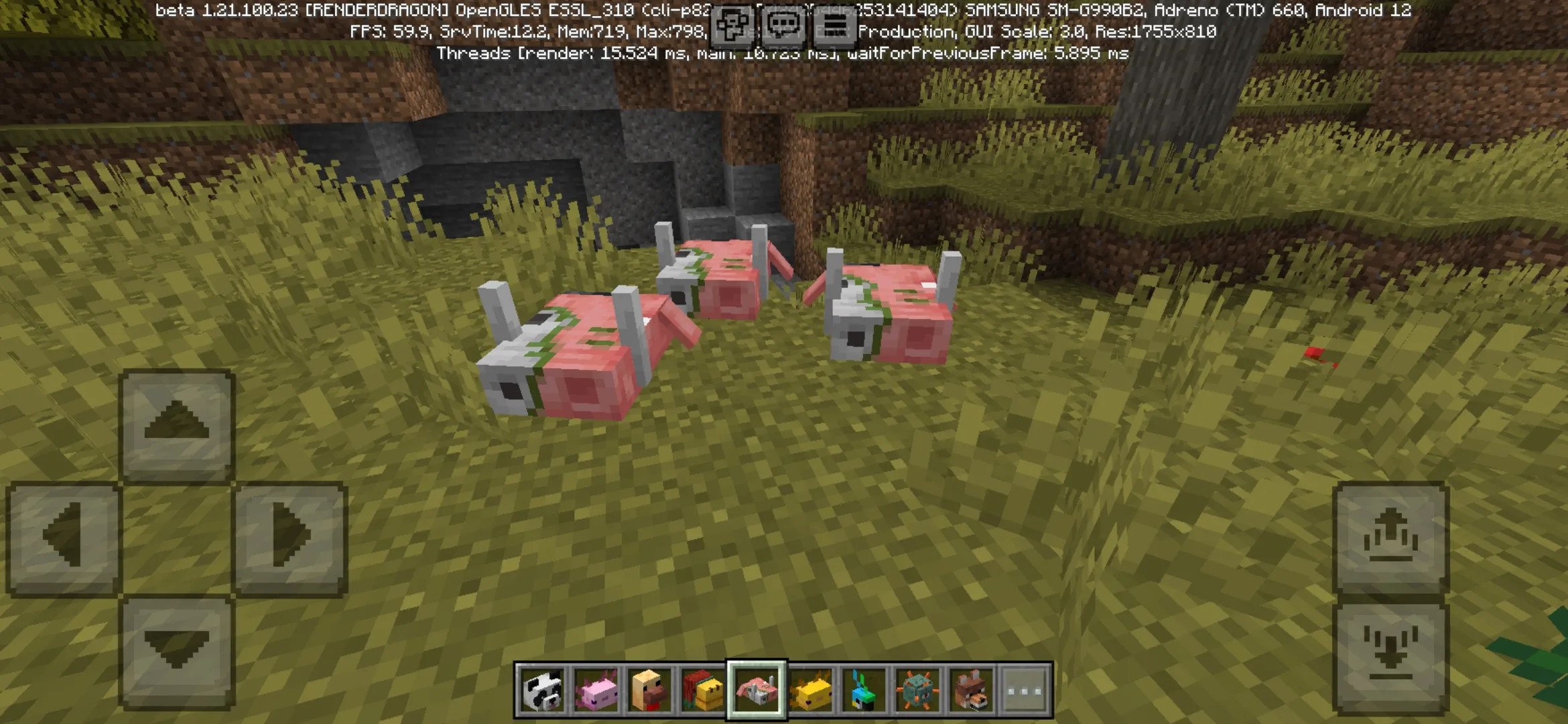 Zoglin from Vanilla Mob Heads Mod for Minecraft PE