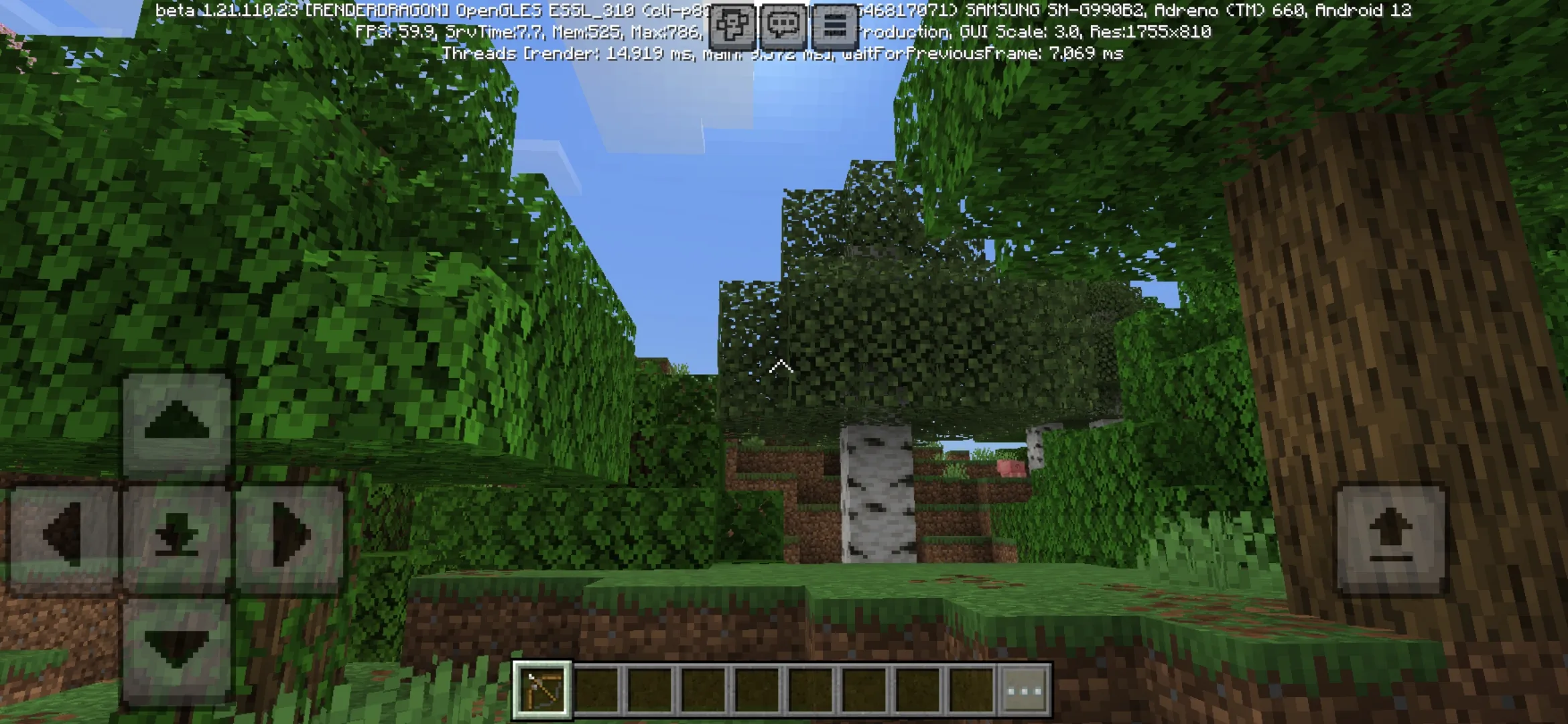 Arrow from Custom Crosshairs Mod for Minecraft PE