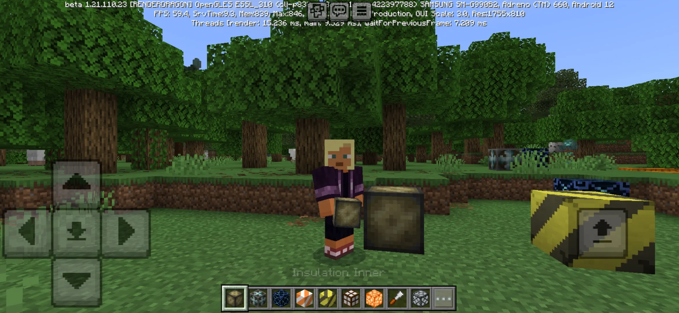 Block from Chisel Mod for Minecraft PE