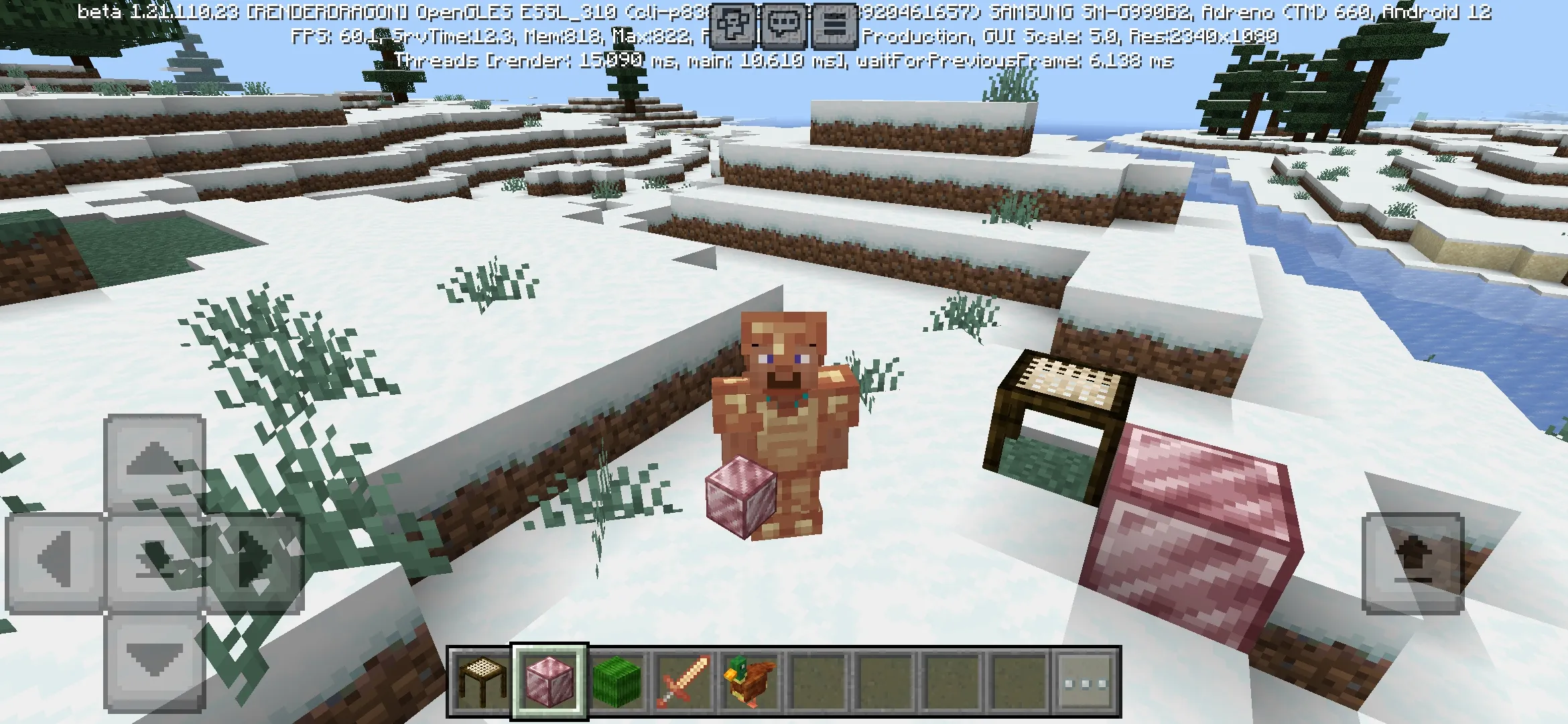 Blocks from Aurorian Craft Mod for Minecraft PE