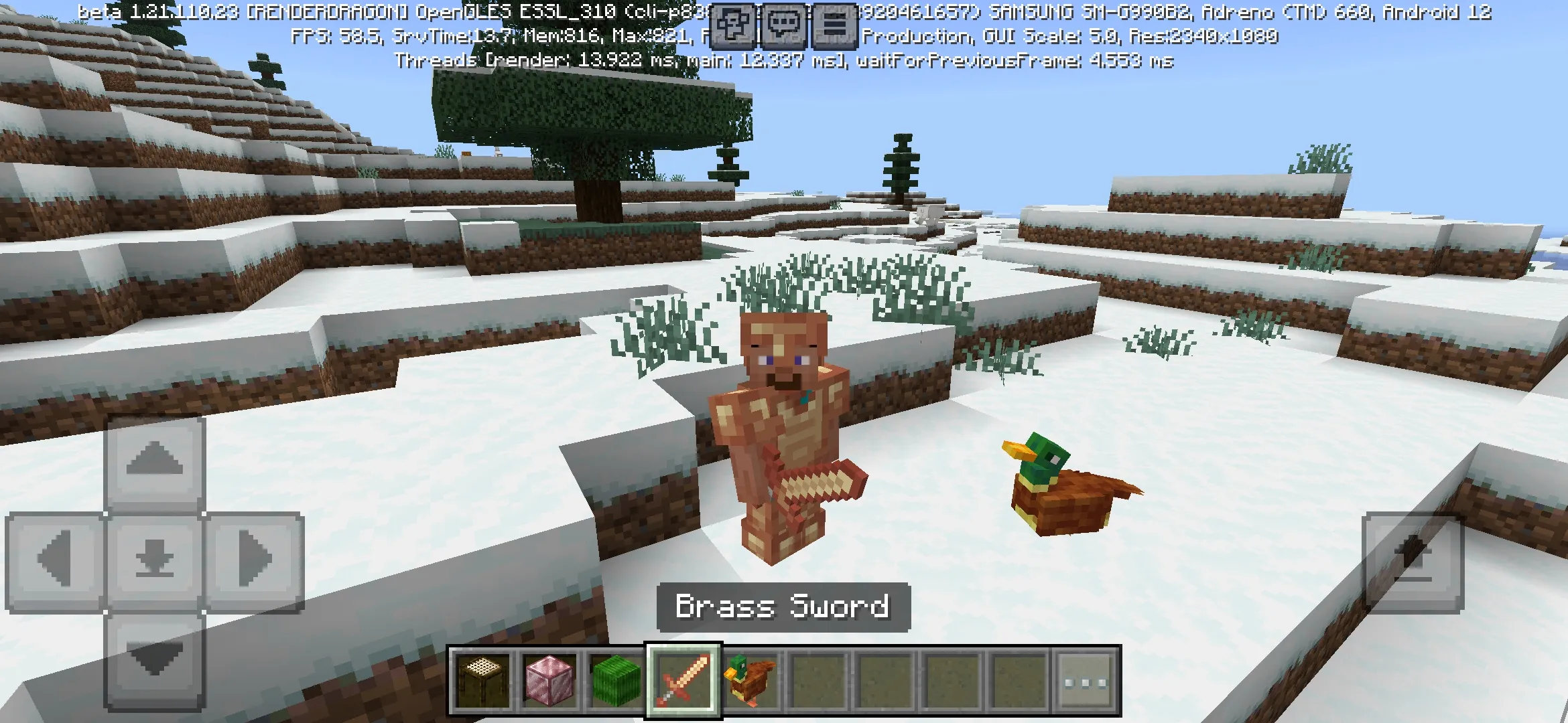 Brass from Aurorian Craft Mod for Minecraft PE