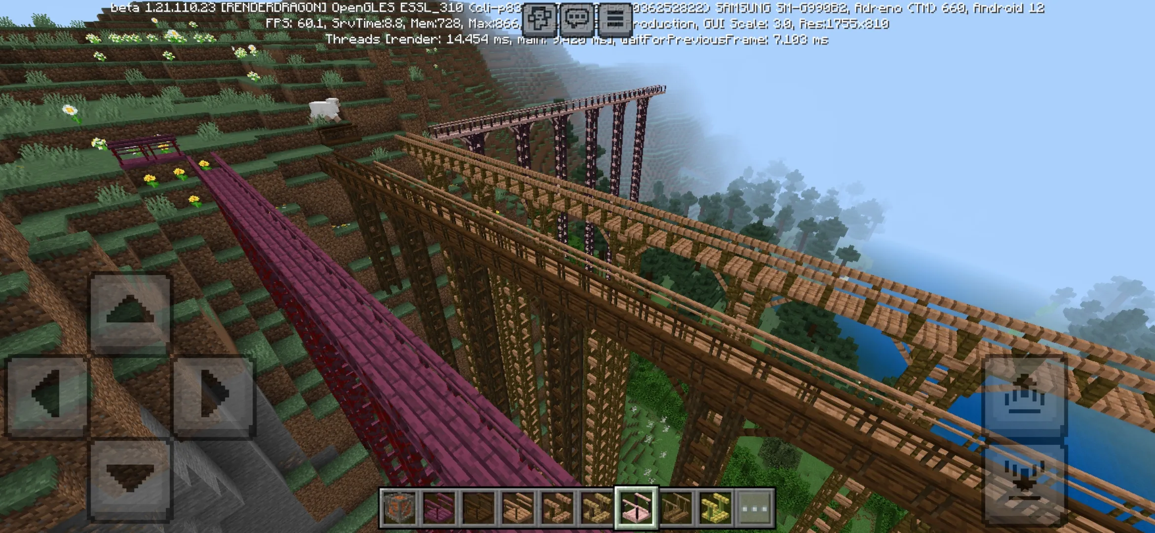 Bridges Mod for Minecraft PE