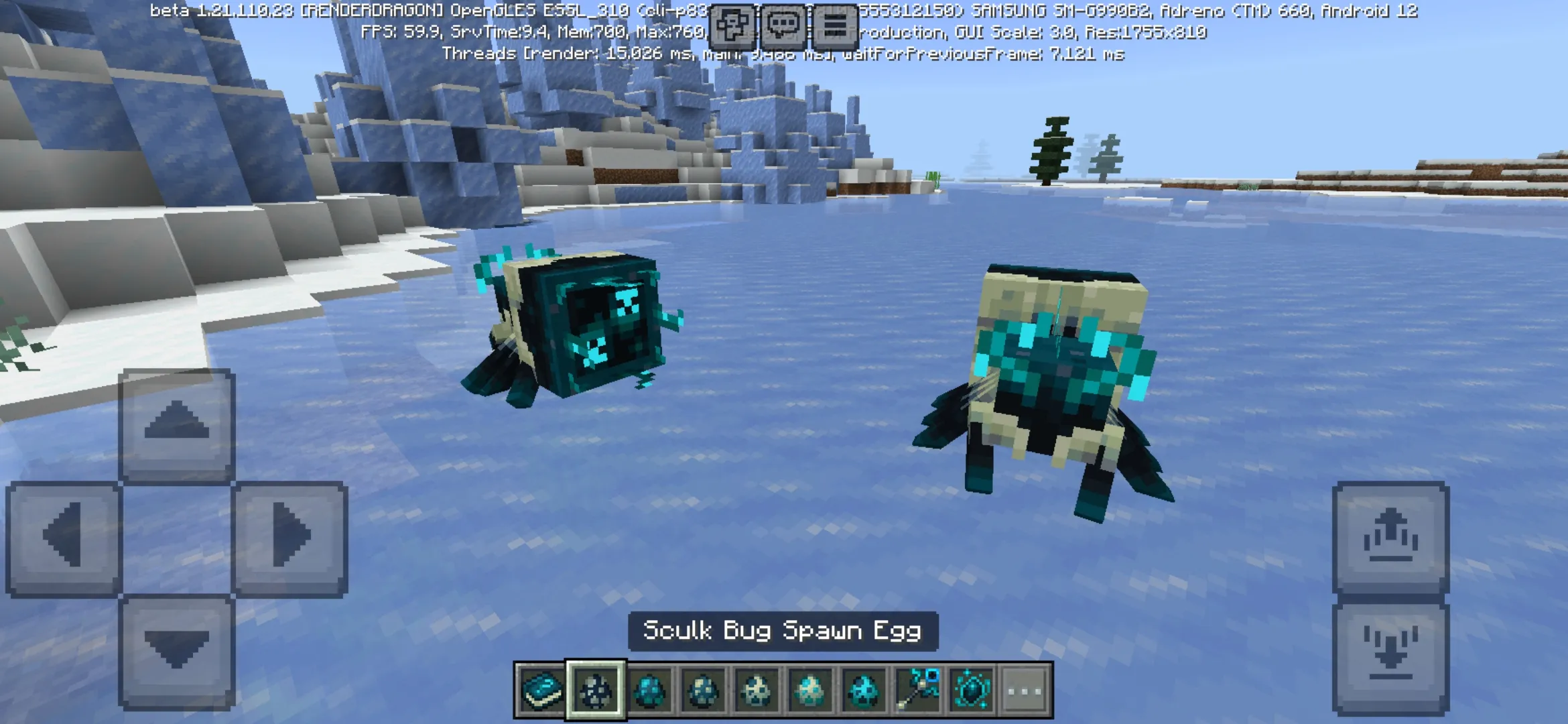 Bug from Warden Mod for Minecraft PE