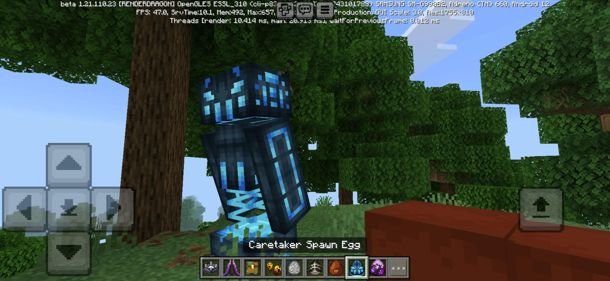 Caretaker from Survival Reworked Mod for Minecraft PE