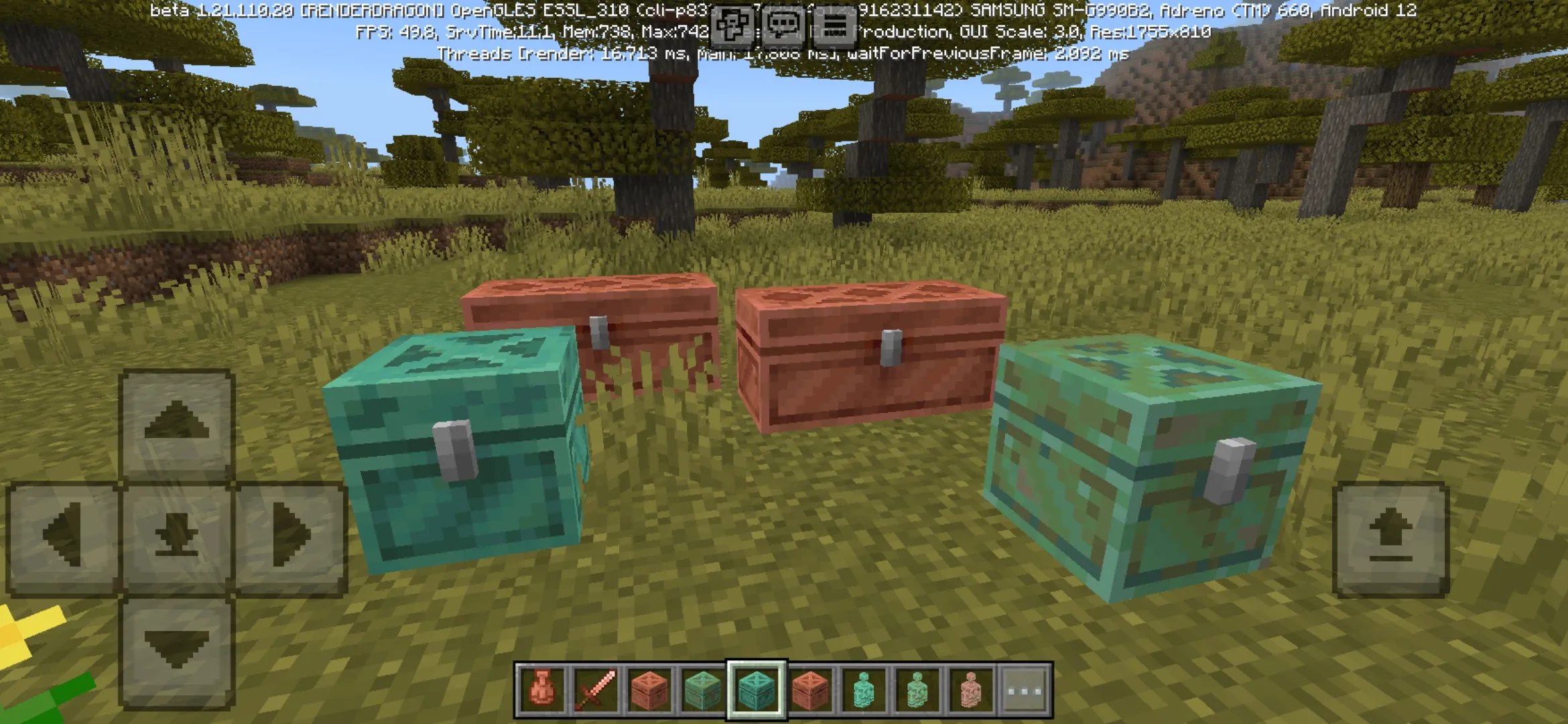 Chests from Minecraft 1.21