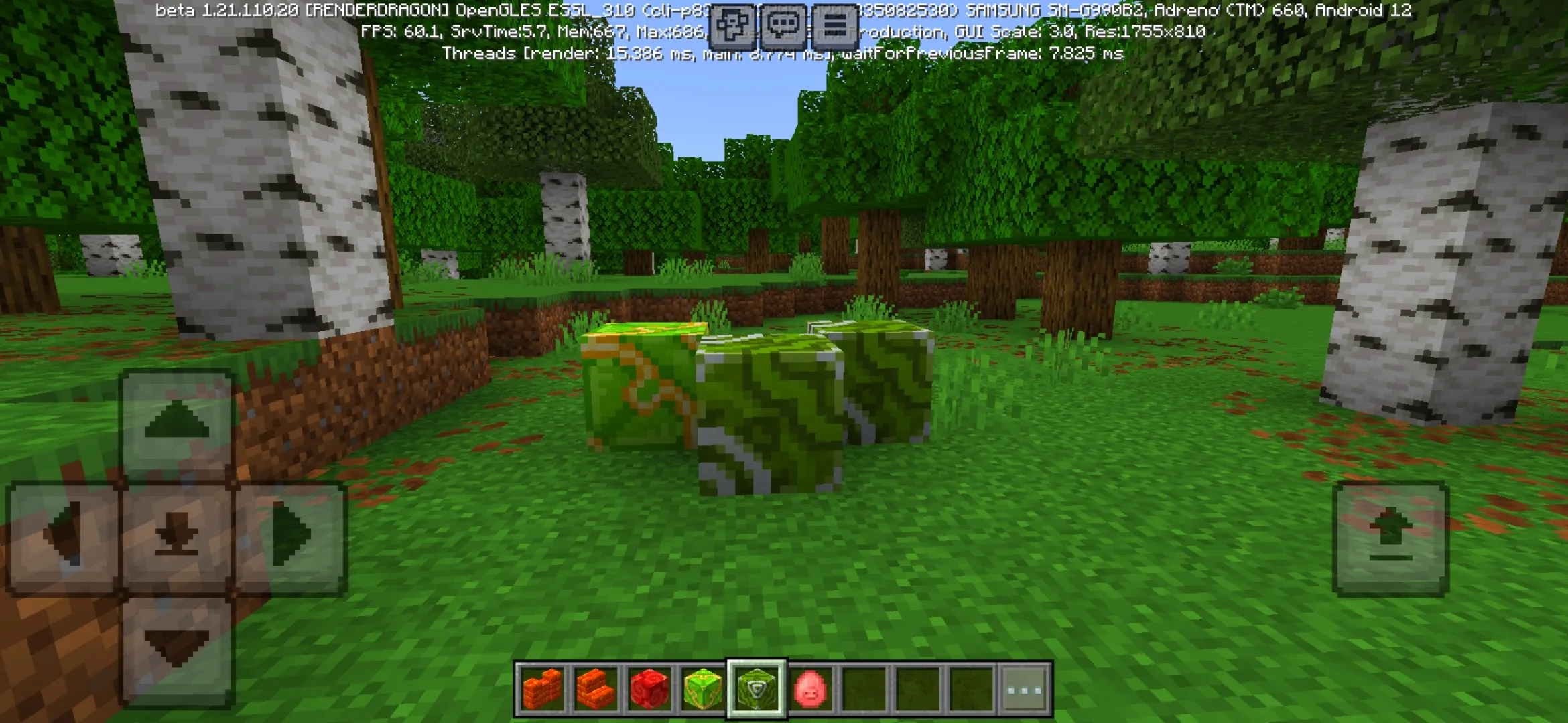 Colored from Saturated Texture Pack for Minecraft PE