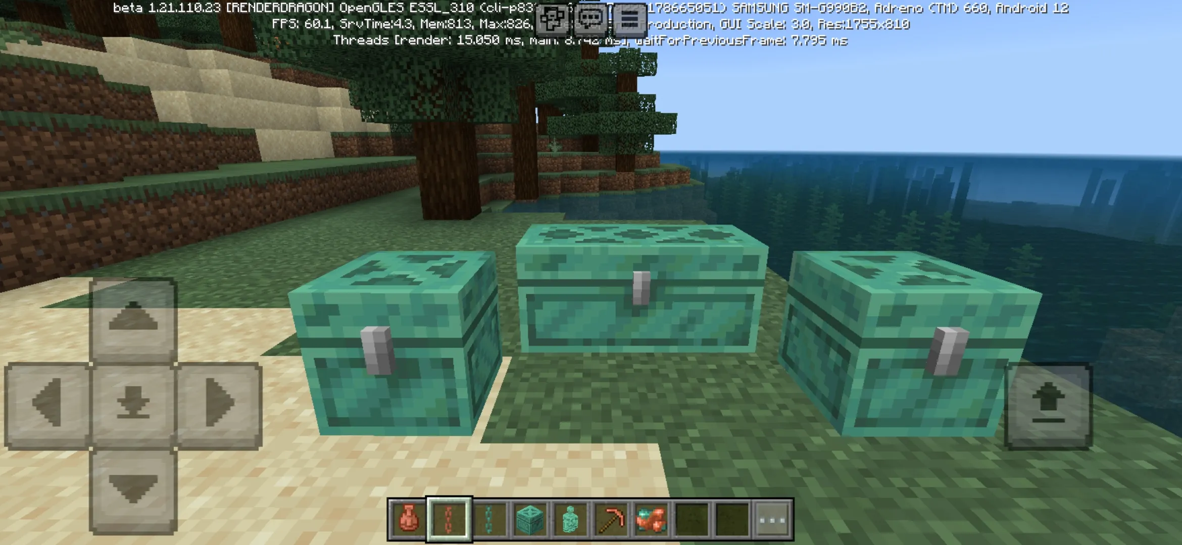 Copper Chest from Minecraft PE
