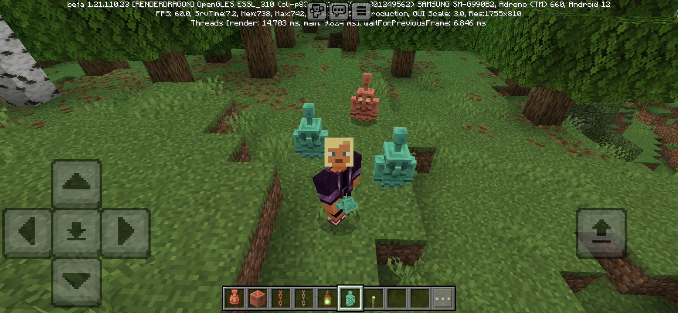 Copper Statue from Minecraft PE 1.21