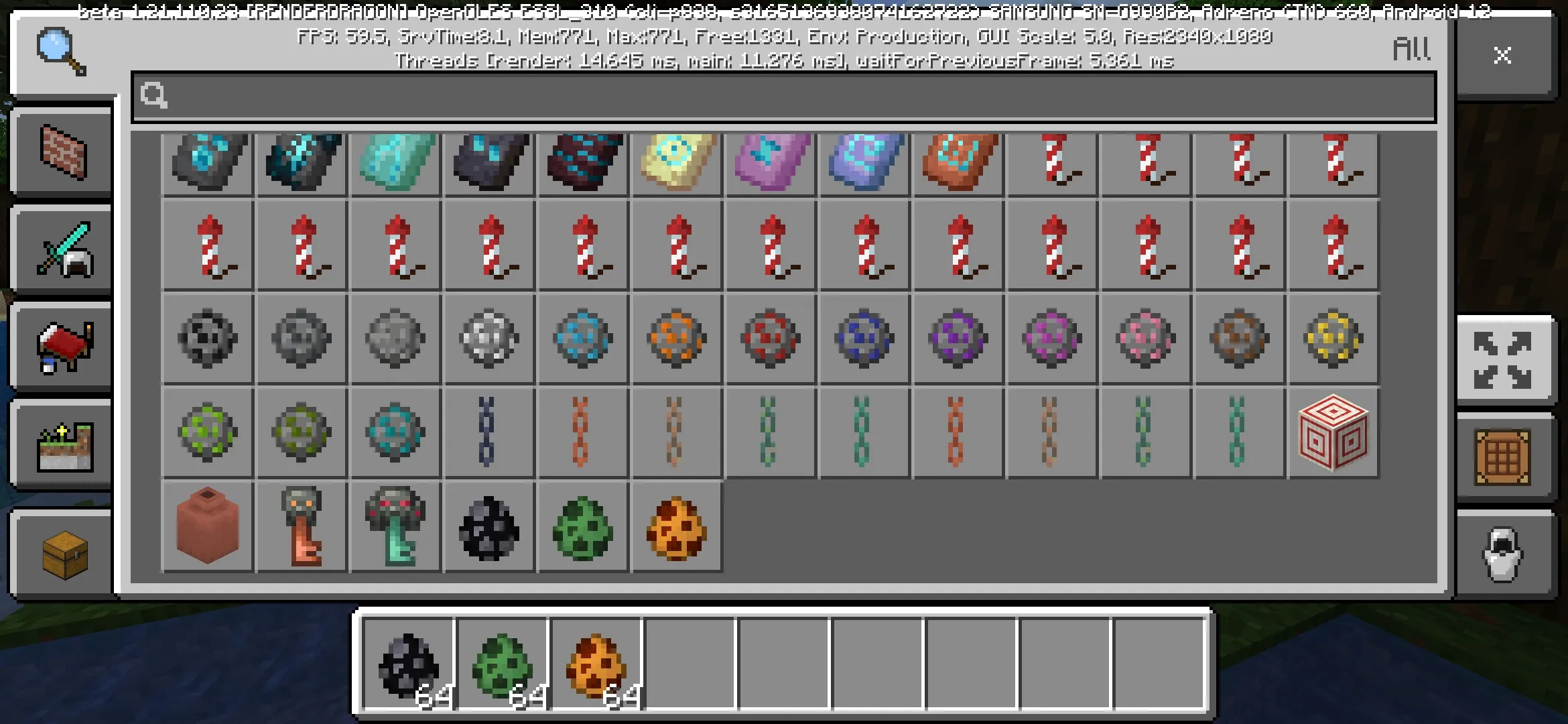 Eggs from Goblin Trader Mod for Minecraft PE