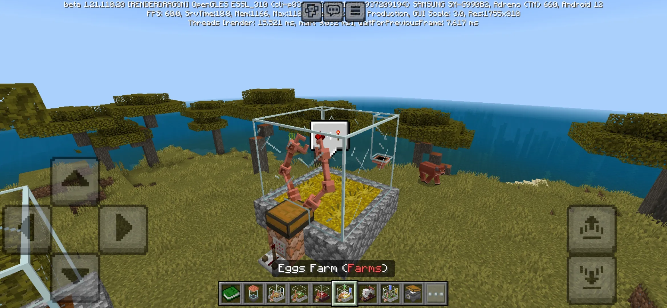 Eggs from Craft Redstone Mod for Minecraft PE